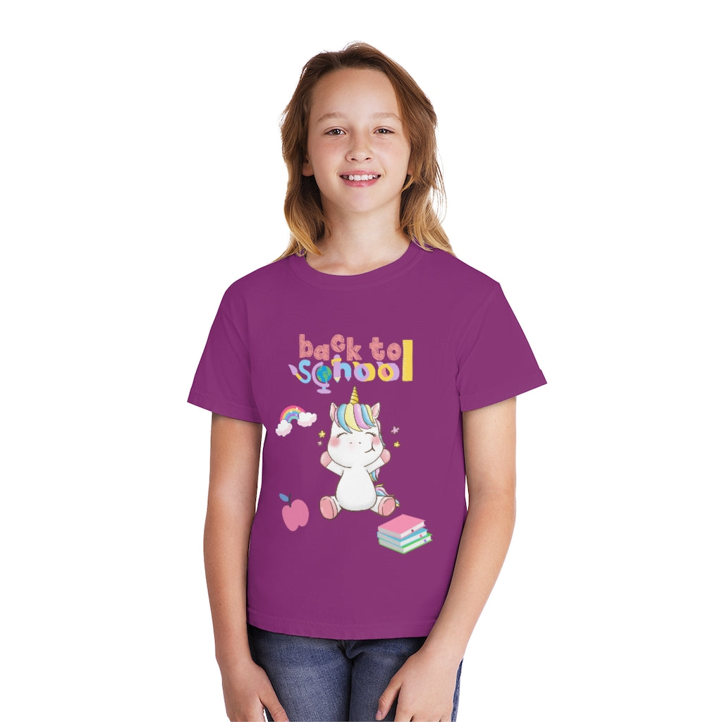 Back to School Unicorn Youth Midweight Tee