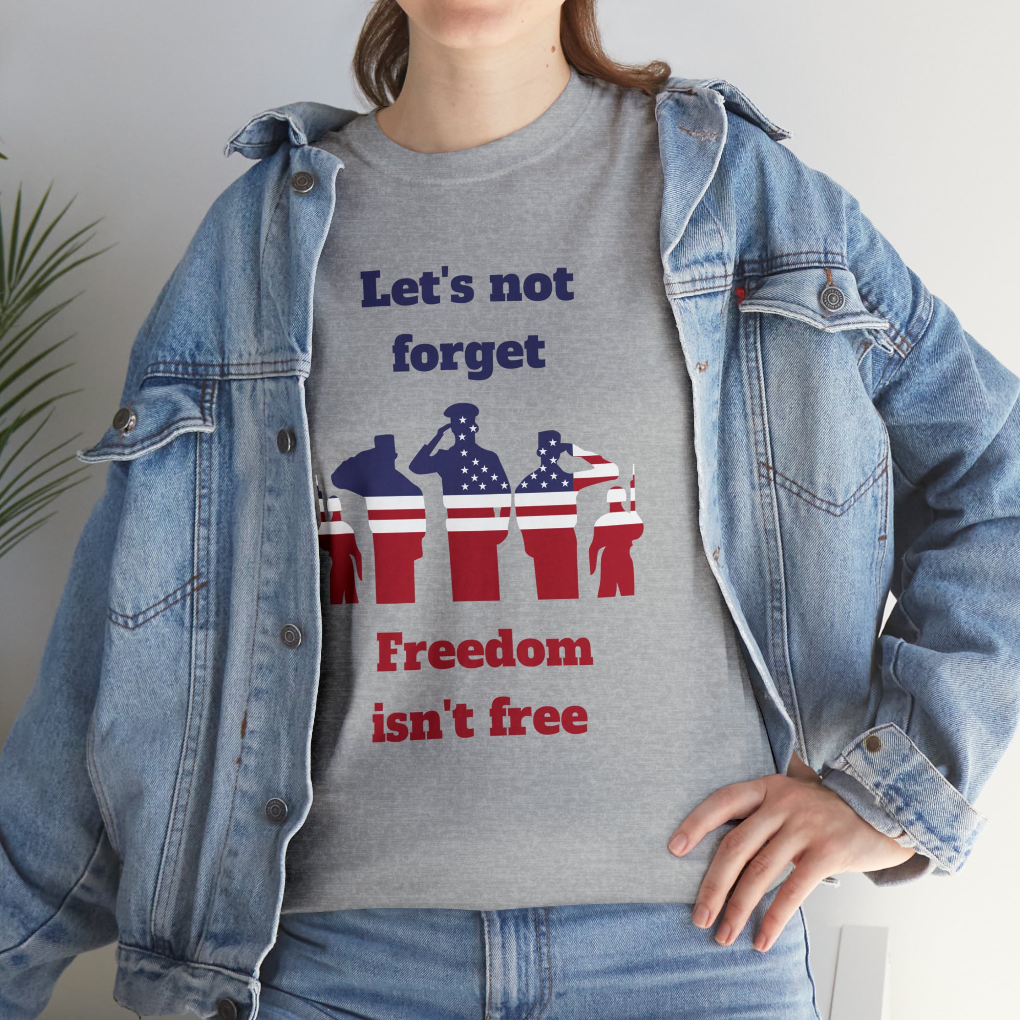 Memorial Day Freedom Is Not Free Unisex Heavy Cotton Tee