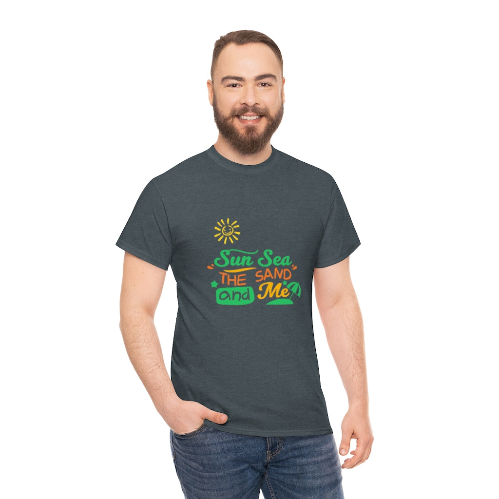 Sun Sea The Sand and Me Unisex Heavy Cotton Tee