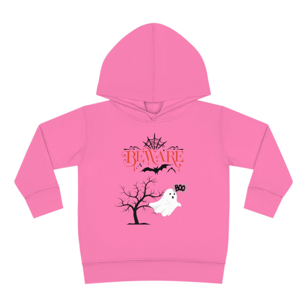 Beware Boo Toddler Pullover Fleece Hoodie