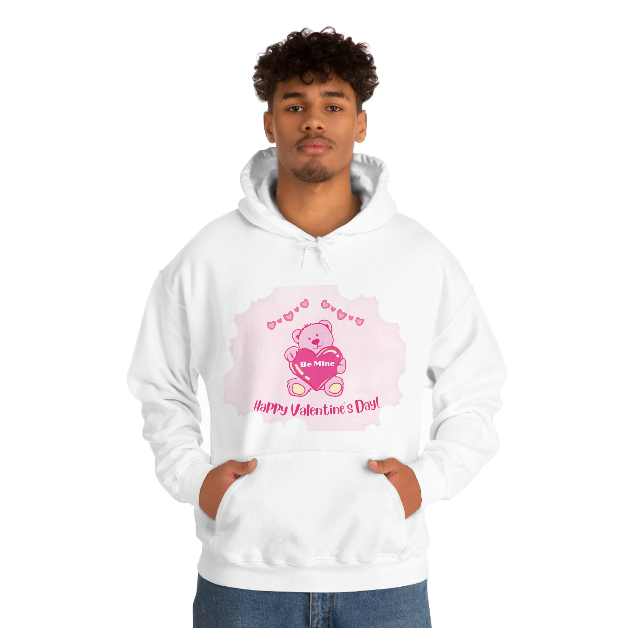 Happy Valentine's Day Be Mine Unisex Heavy Blend™ Hooded Sweatshirt