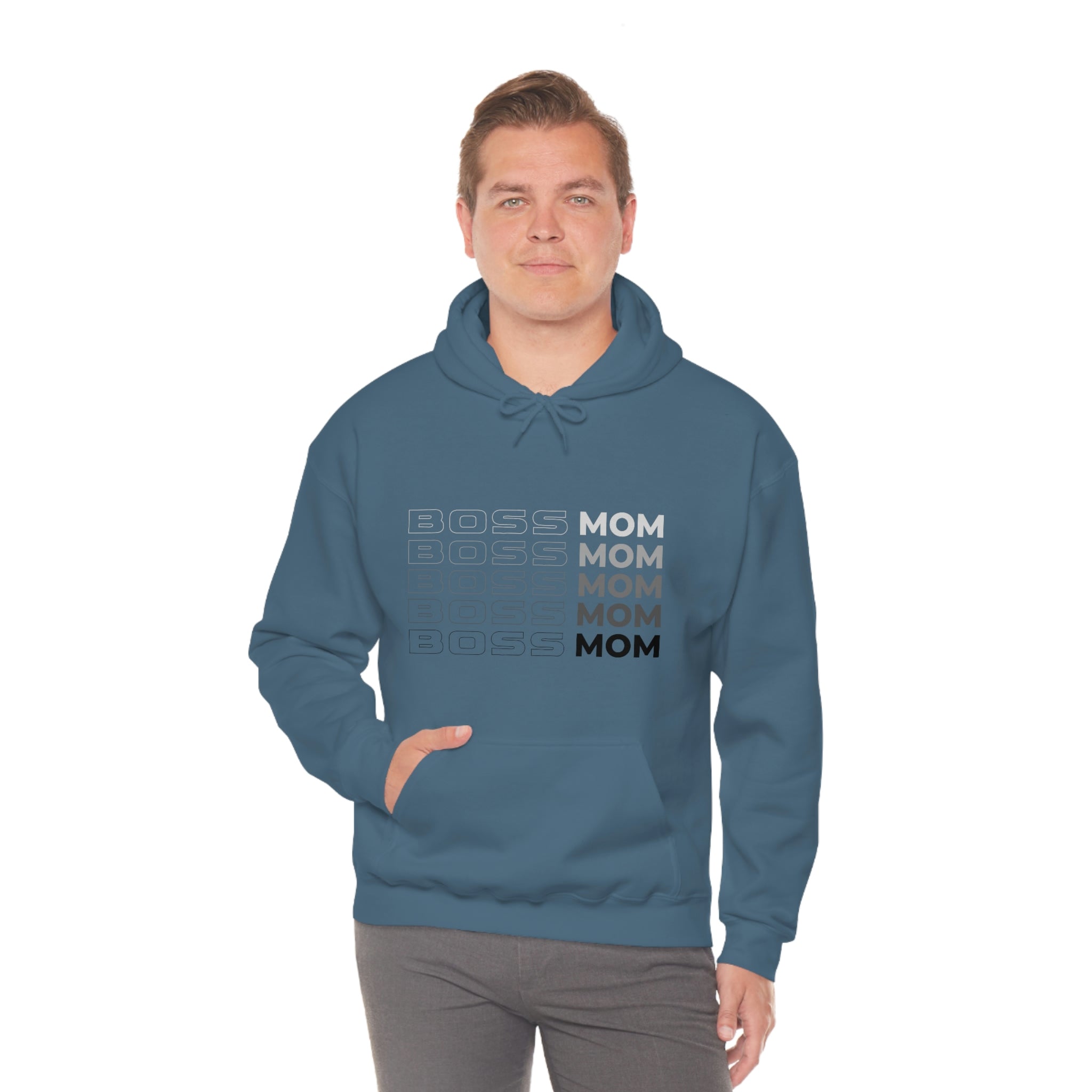 Boss Mom Unisex Heavy Blend™ Hooded Sweatshirt