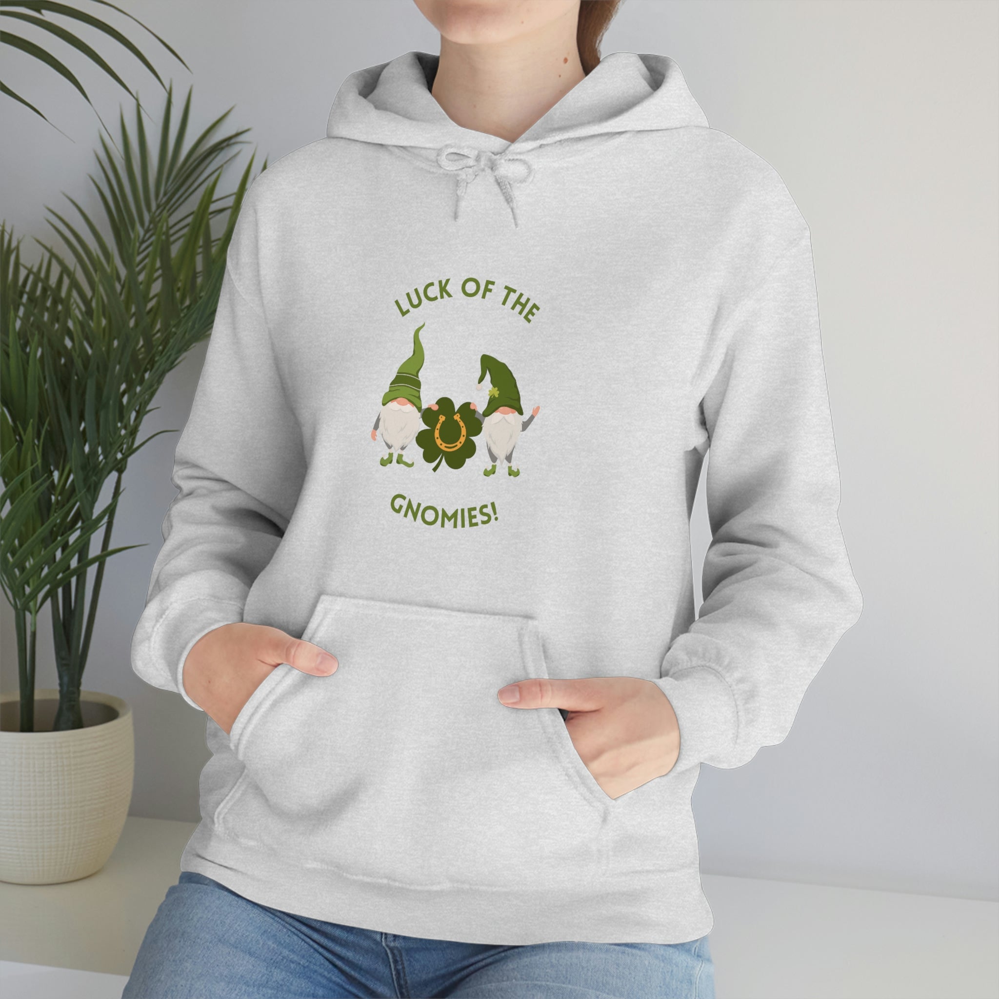 Luck Of The Gnomies! Unisex Heavy Blend™ Hooded Sweatshirt