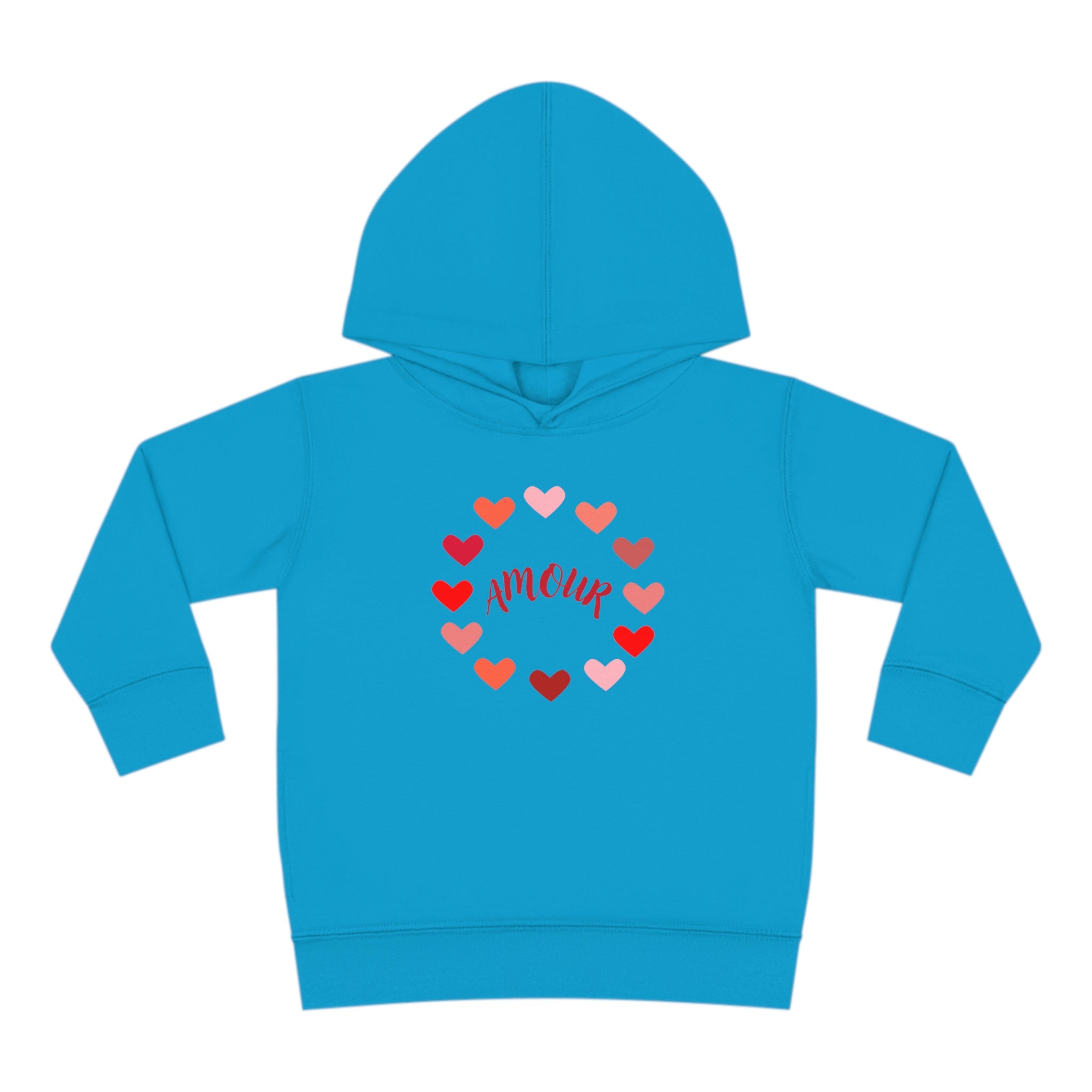 Amour Toddler Pullover Fleece Hoodie