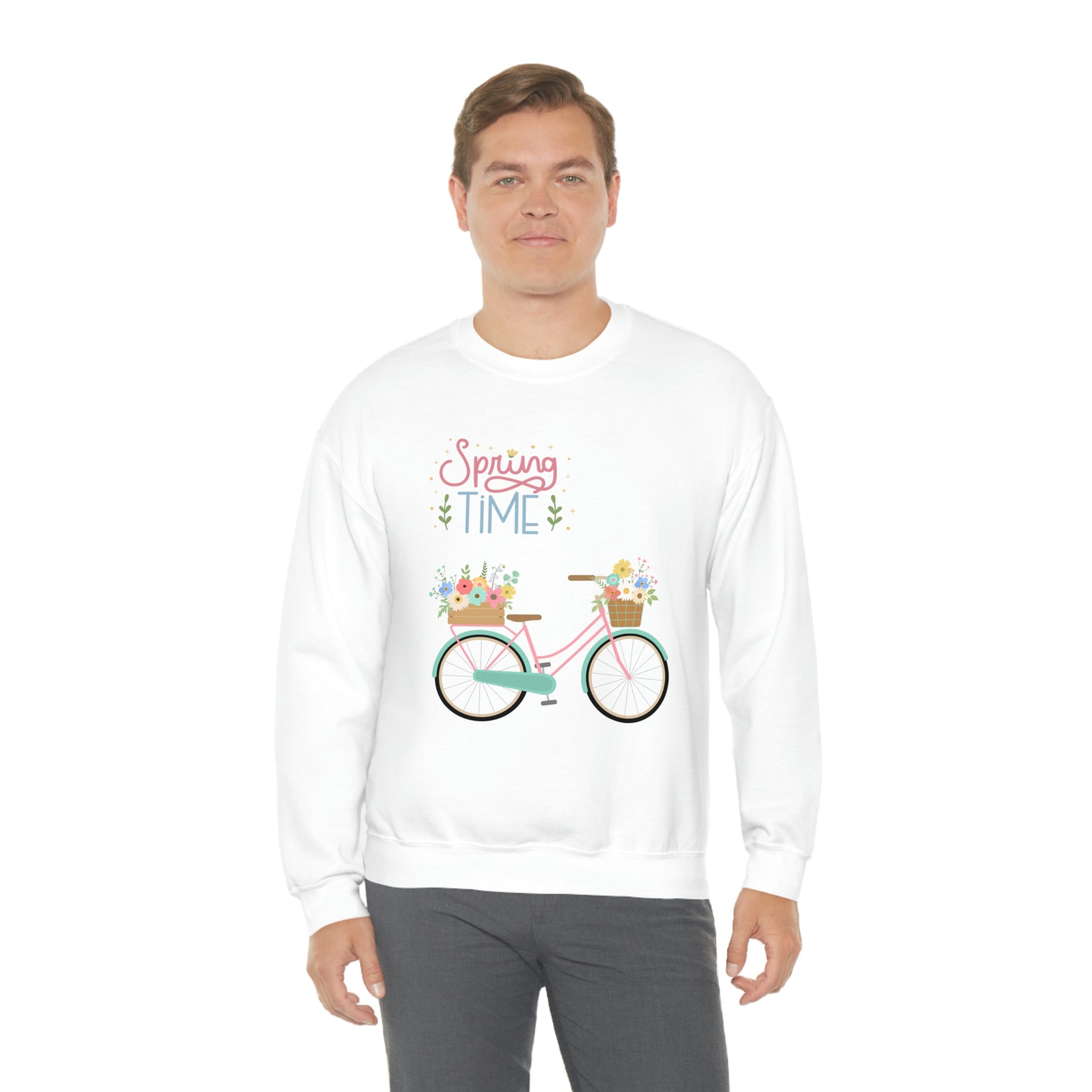 Spring Time Unisex Heavy Blend™ Crewneck Sweatshirt