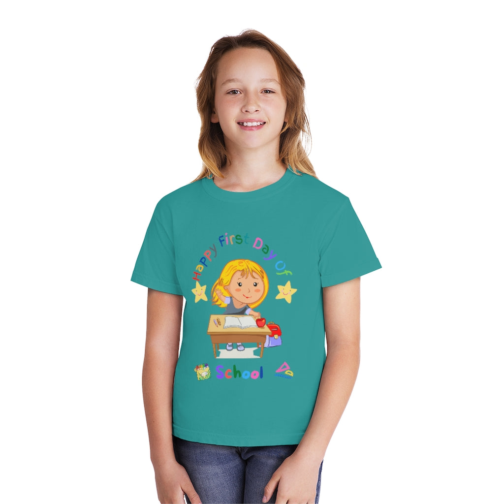 Happy First Day of School Youth Midweight Tee