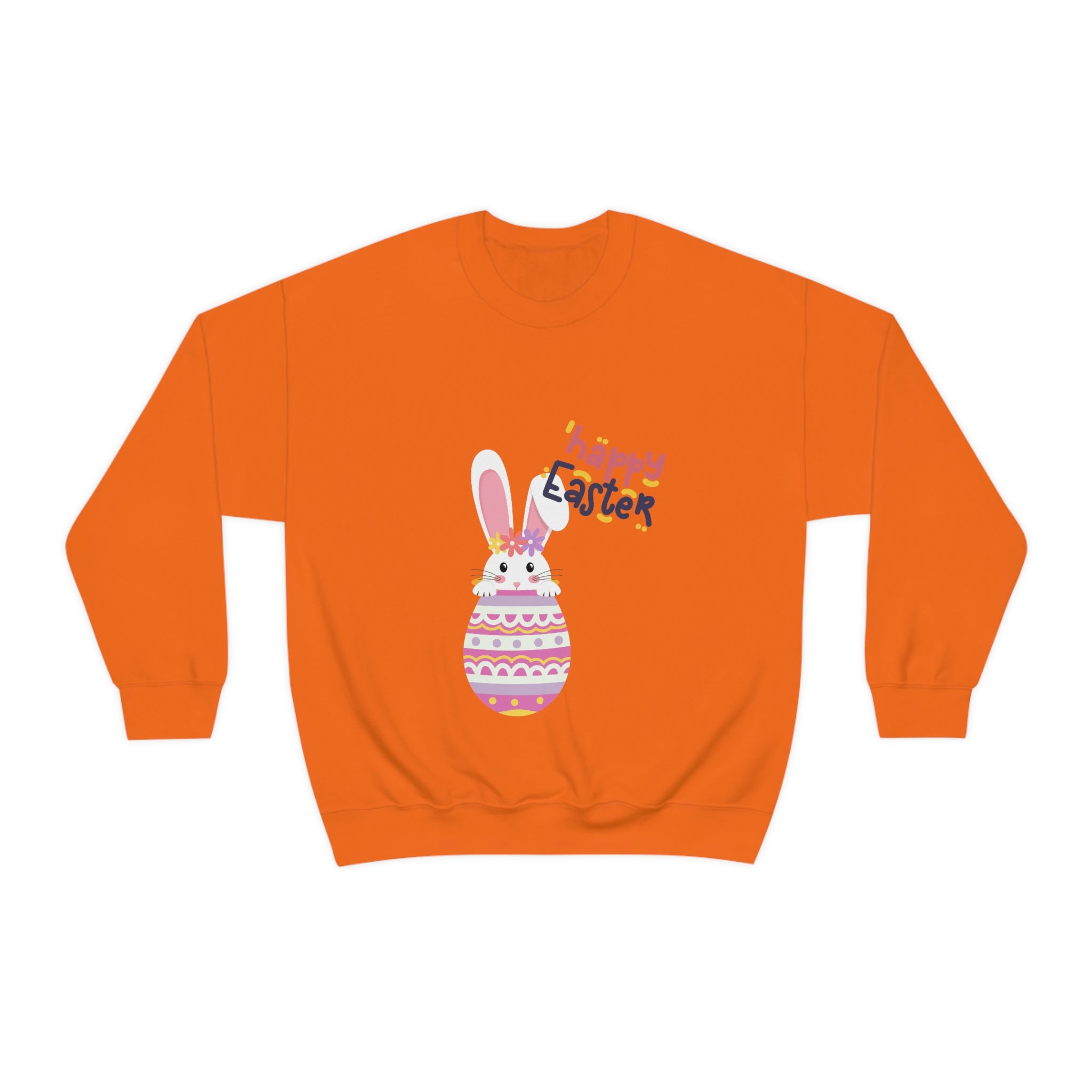 Happy Easter Day Bunny Unisex Heavy Blend™ Crewneck Sweatshirt