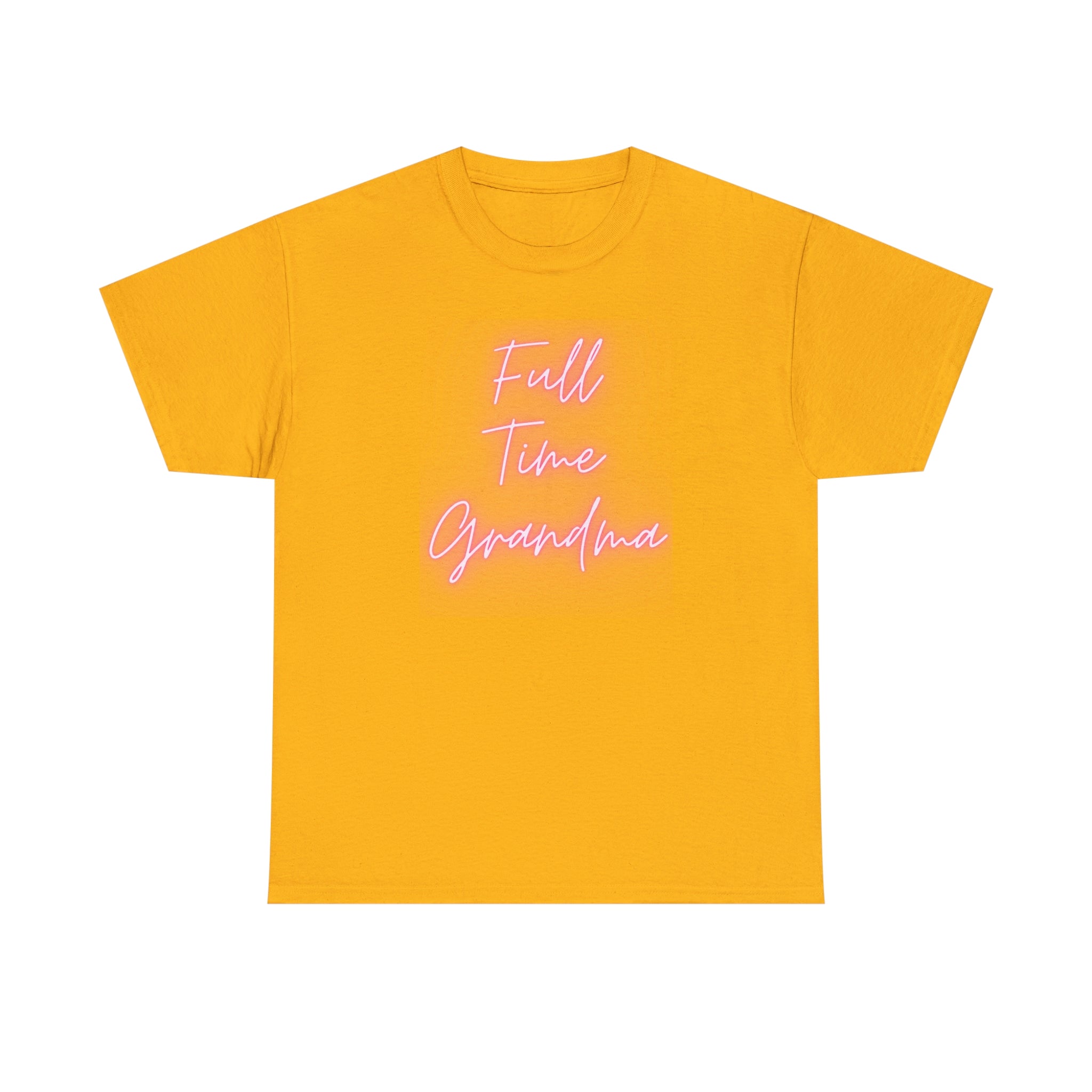 Full Time Grandma Unisex Heavy Cotton Tee