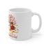 Happy Thanksgiving Turkey Pilgrim Ceramic Mug 11oz