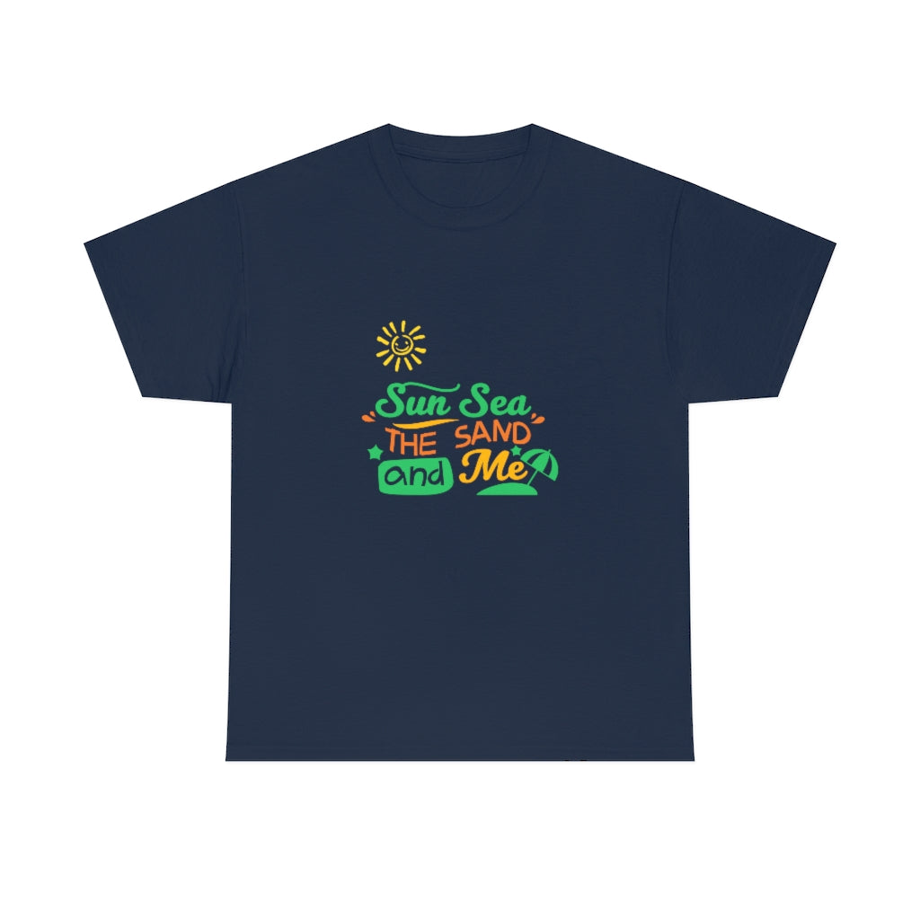Sun Sea The Sand and Me Unisex Heavy Cotton Tee