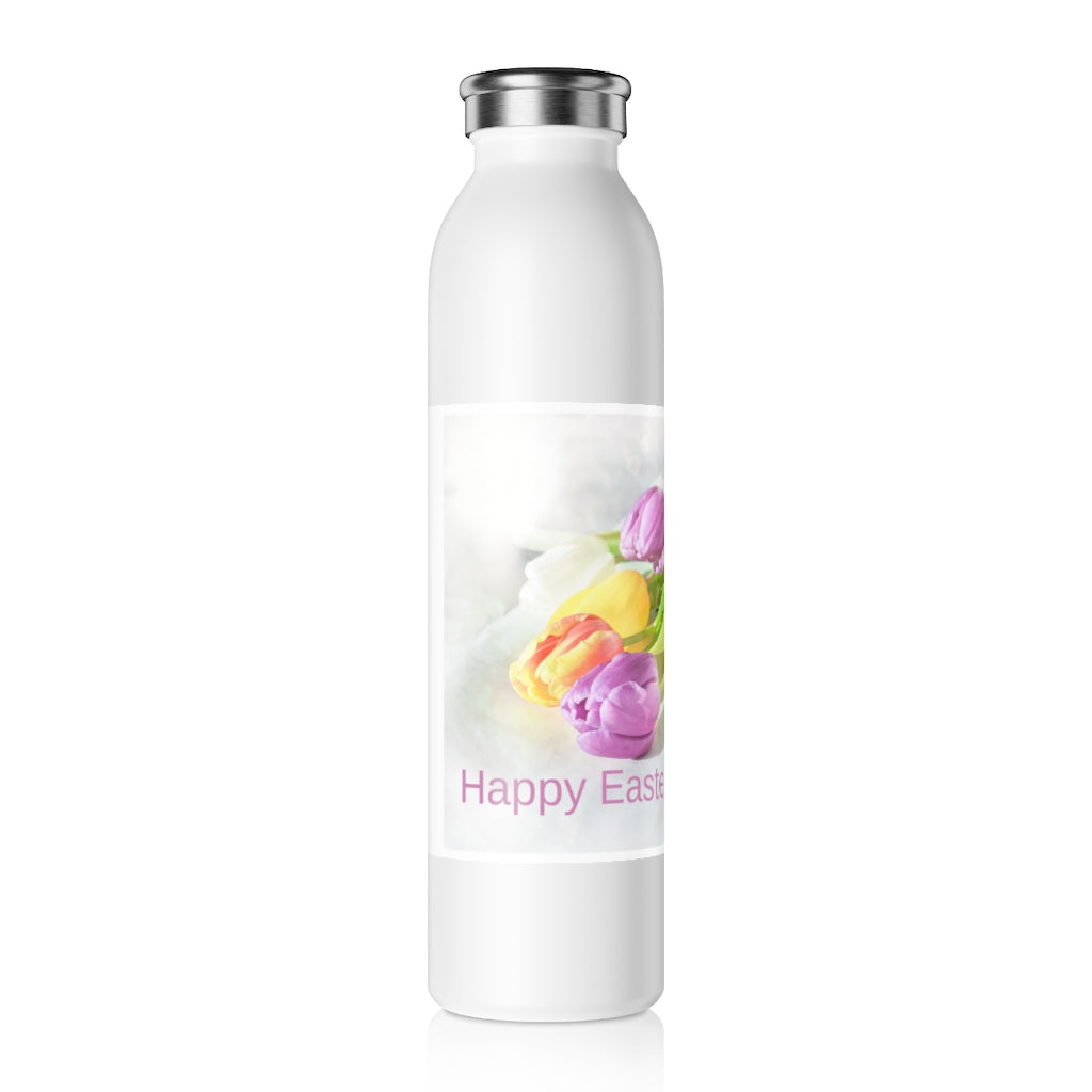 Happy Easter Slim Water Bottle