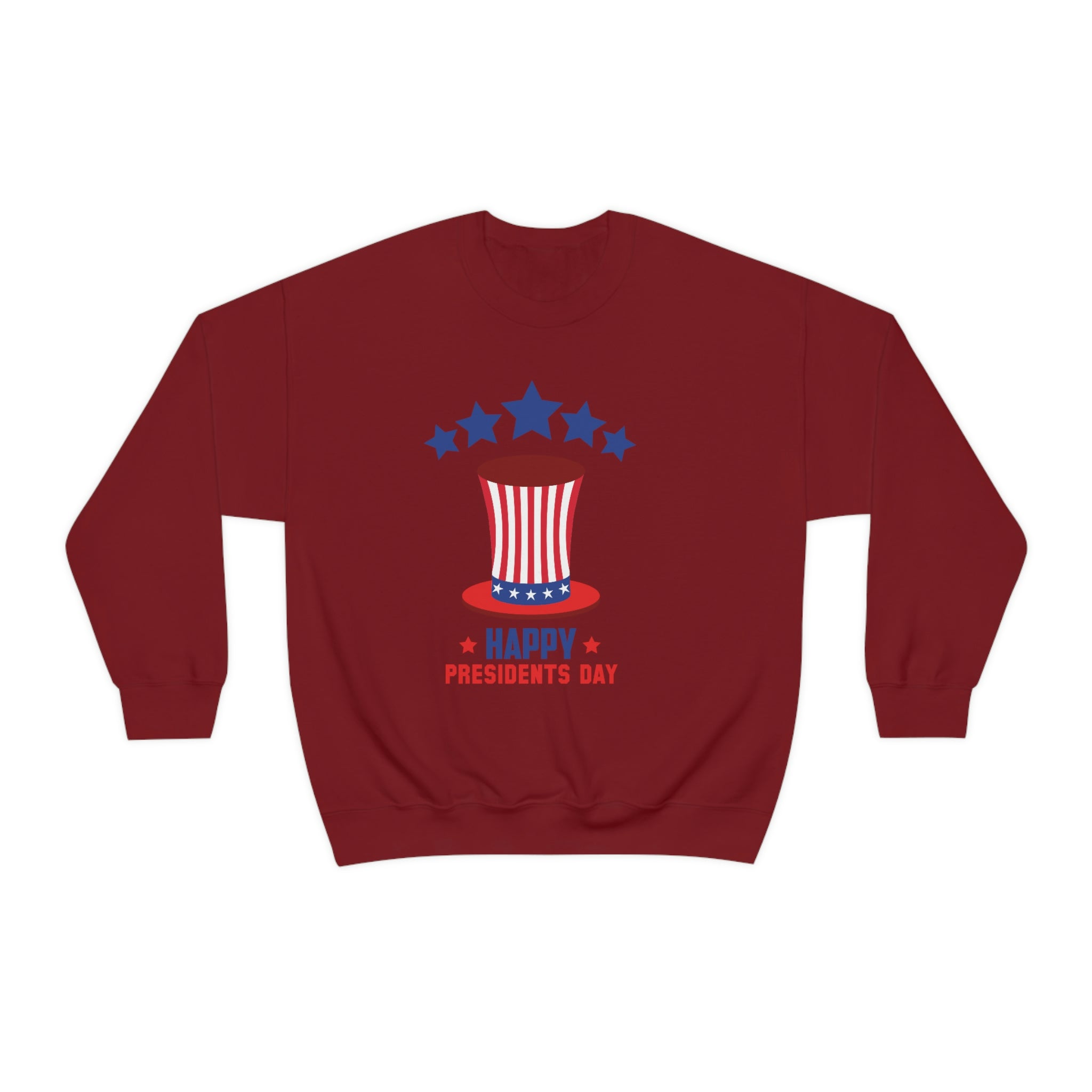 Happy President's Day Hat Unisex Heavy Blend™ Crewneck Sweatshirt