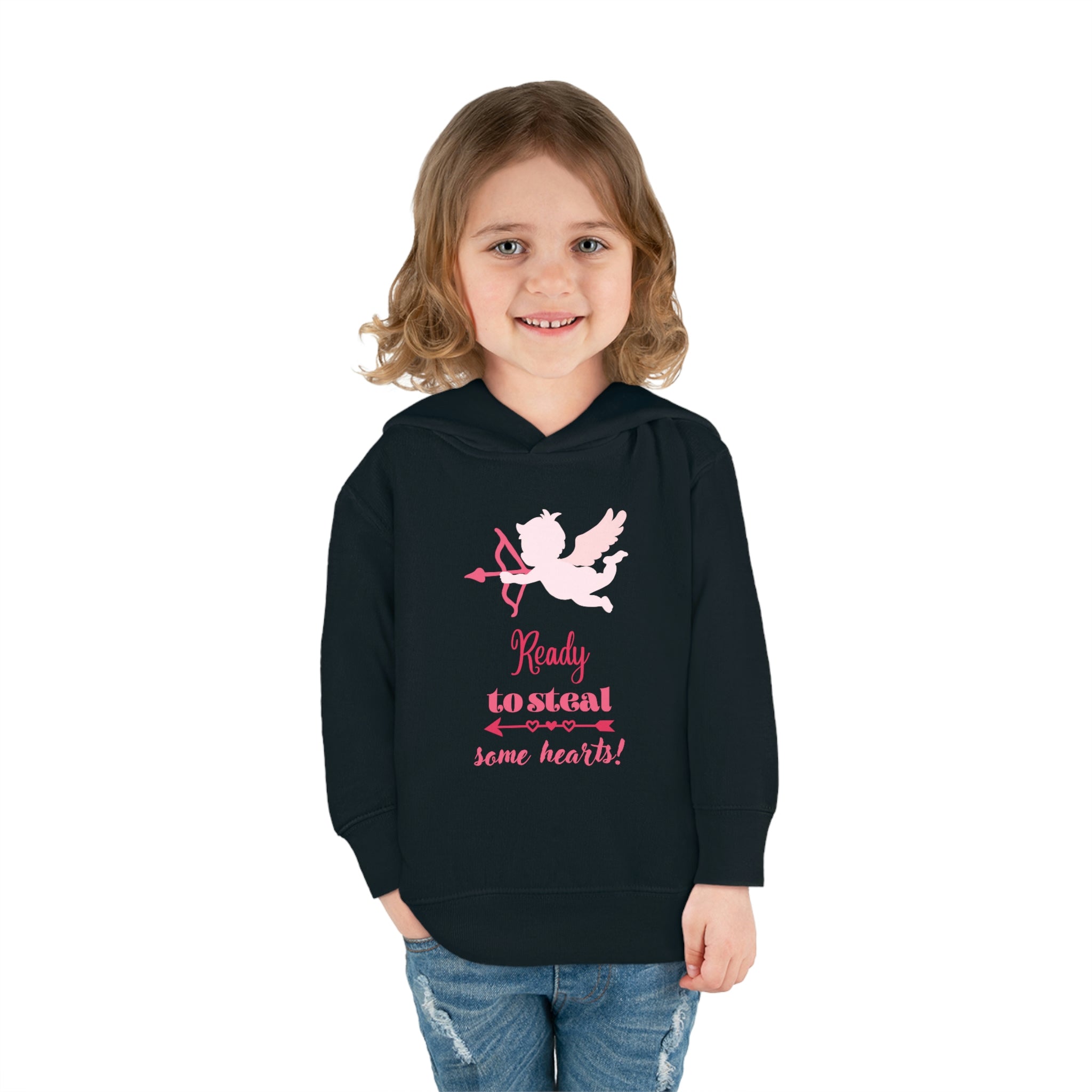 Ready To Steal Some Hearts!! Toddler Pullover Fleece Hoodie