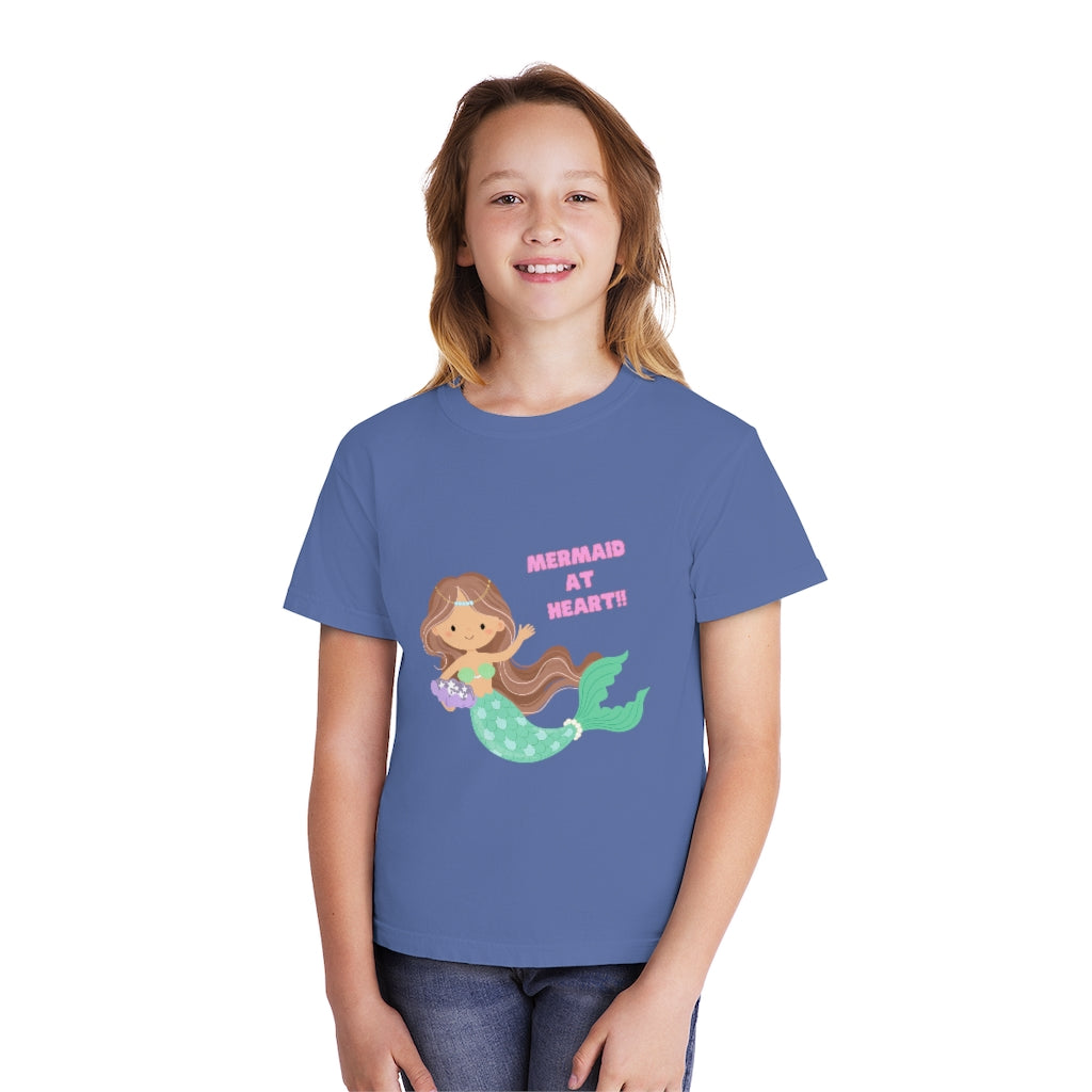 Mermaid at Heart Youth Midweight Tee