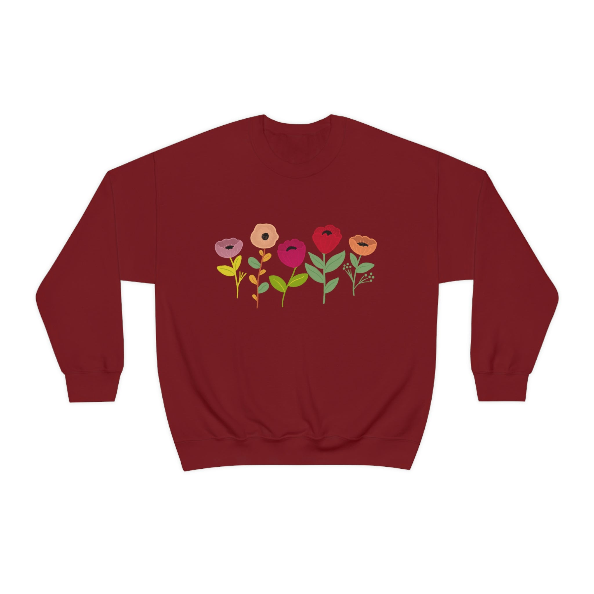 Spring Flowers Unisex Heavy Blend™ Crewneck Sweatshirt