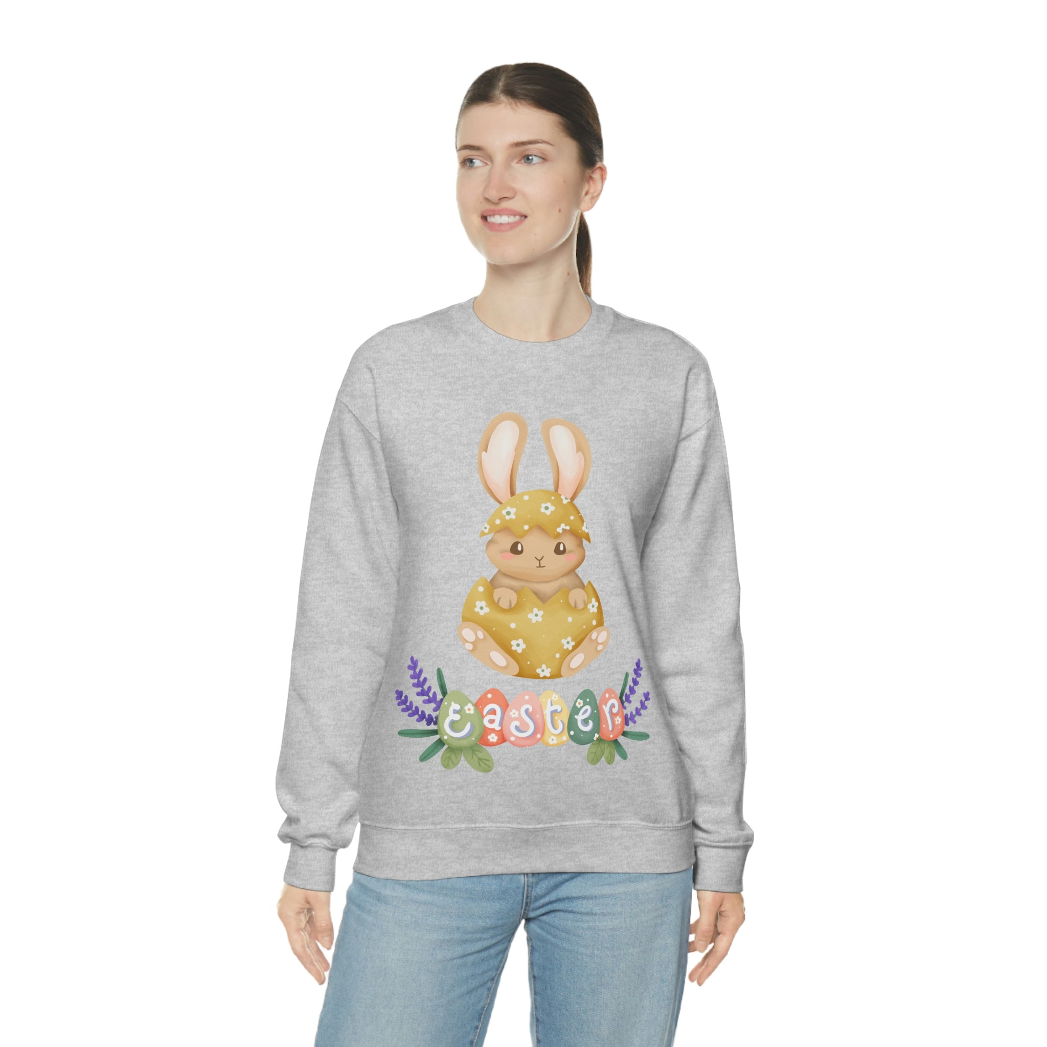 Easter Hunt Is On Unisex Heavy Blend™ Crewneck Sweatshirt