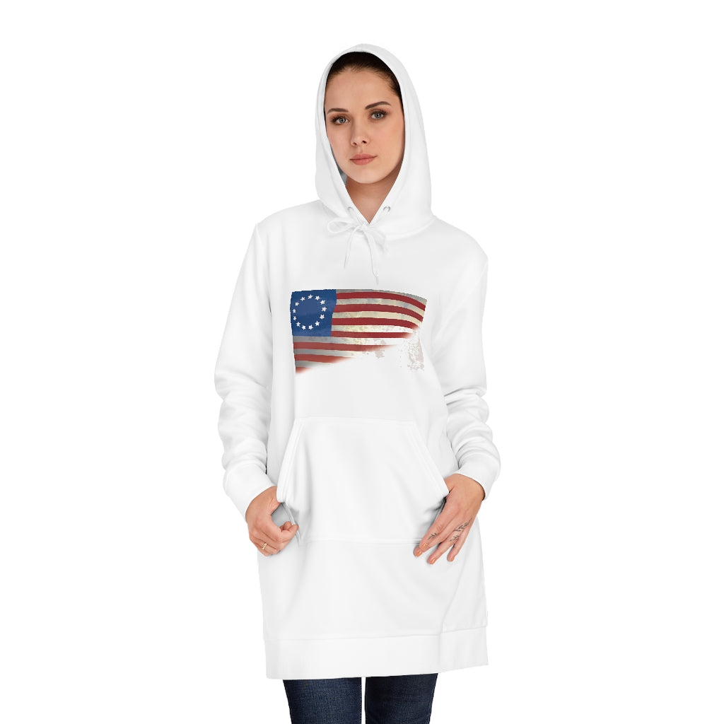 Old Glory Women's Hoodie Dress (AOP)