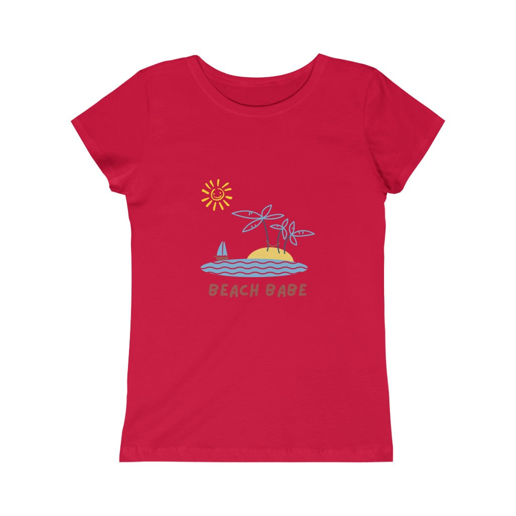 Beach Babe Girls Princess Tee