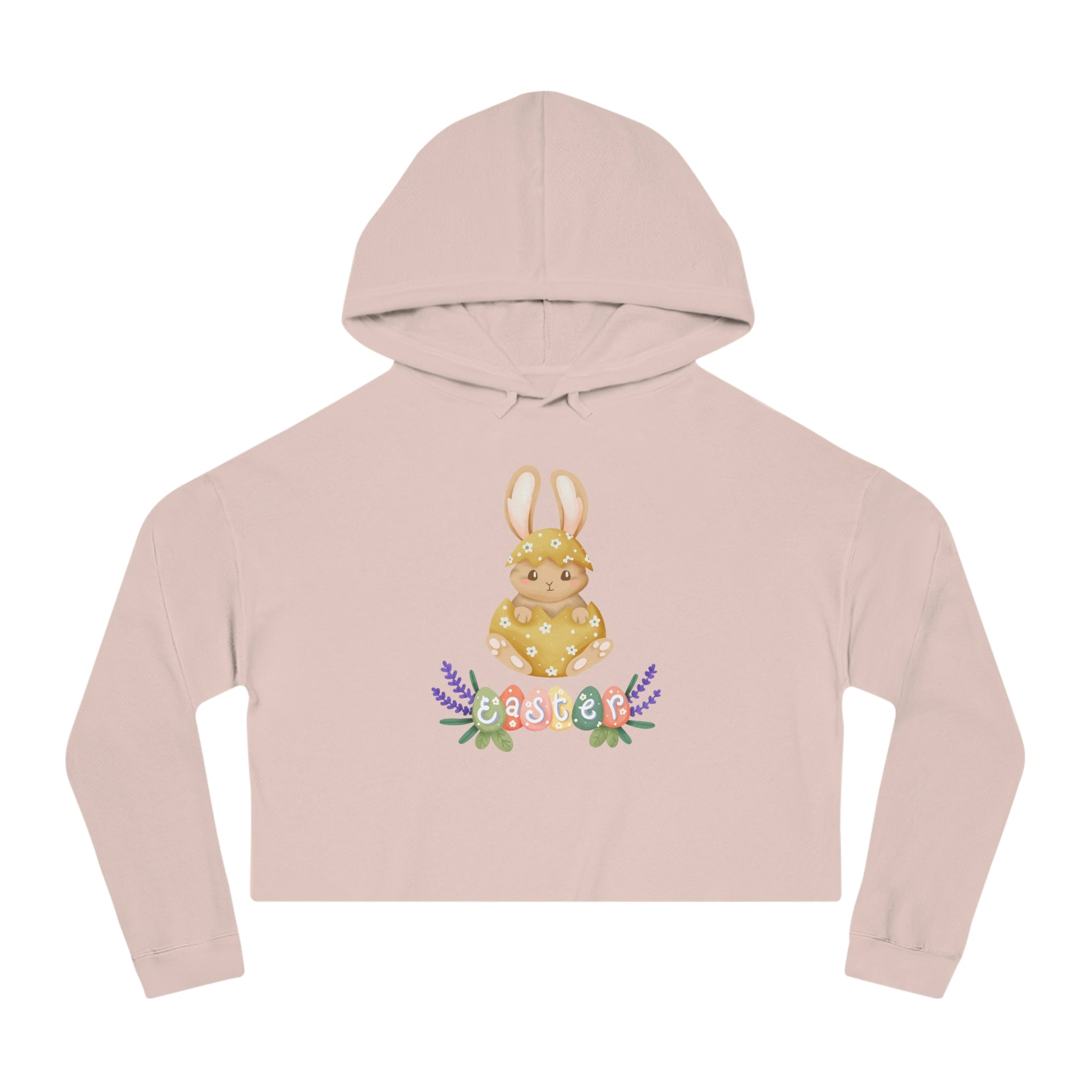 Easter Hunt Is On Women’s Cropped Hooded Sweatshirt