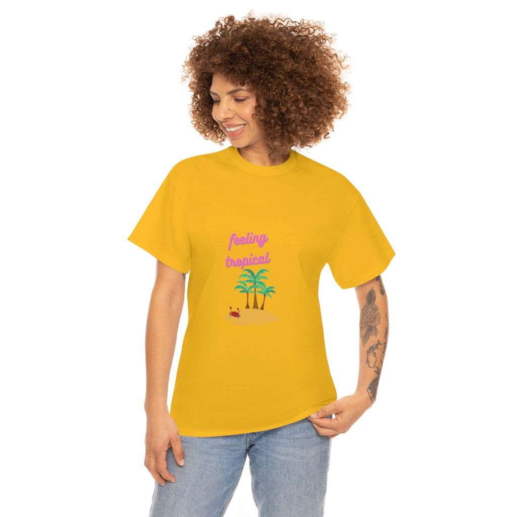 Feeling Tropical Unisex Heavy Cotton Tee