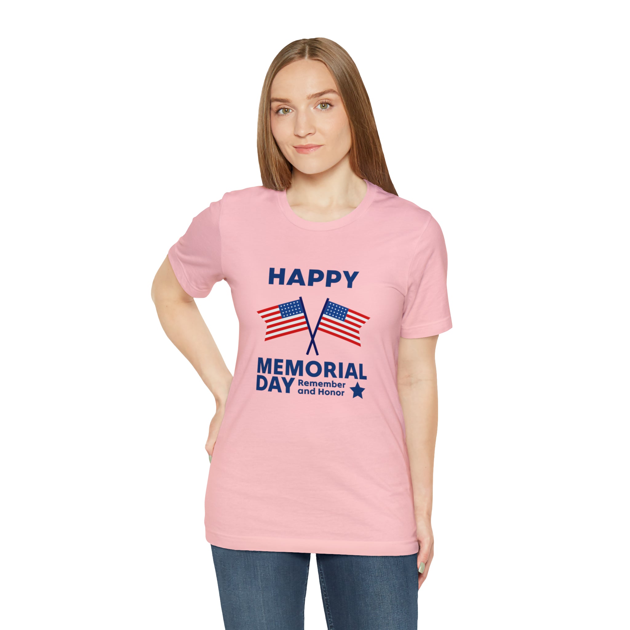 Happy Memorial Day Unisex Jersey Short Sleeve Tee