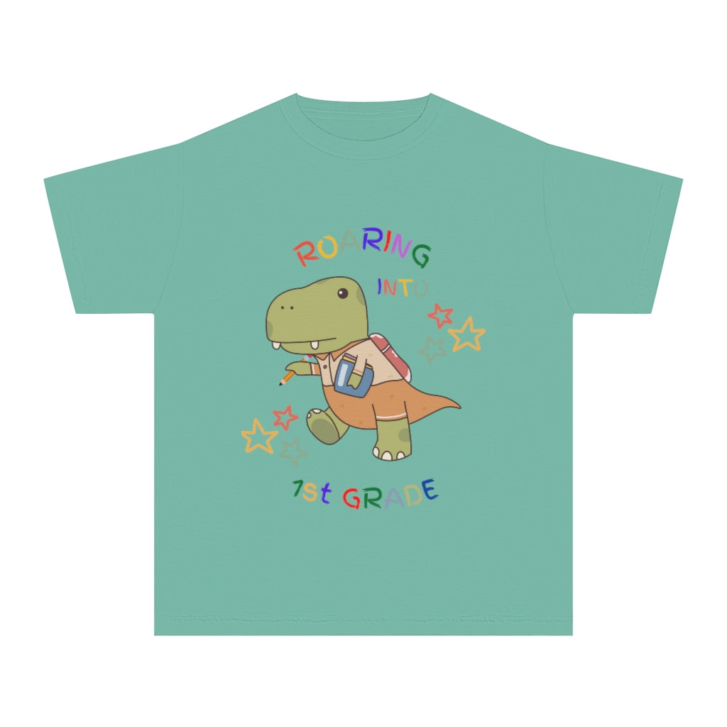 Roaring Into 1st Grade Youth Midweight Tee