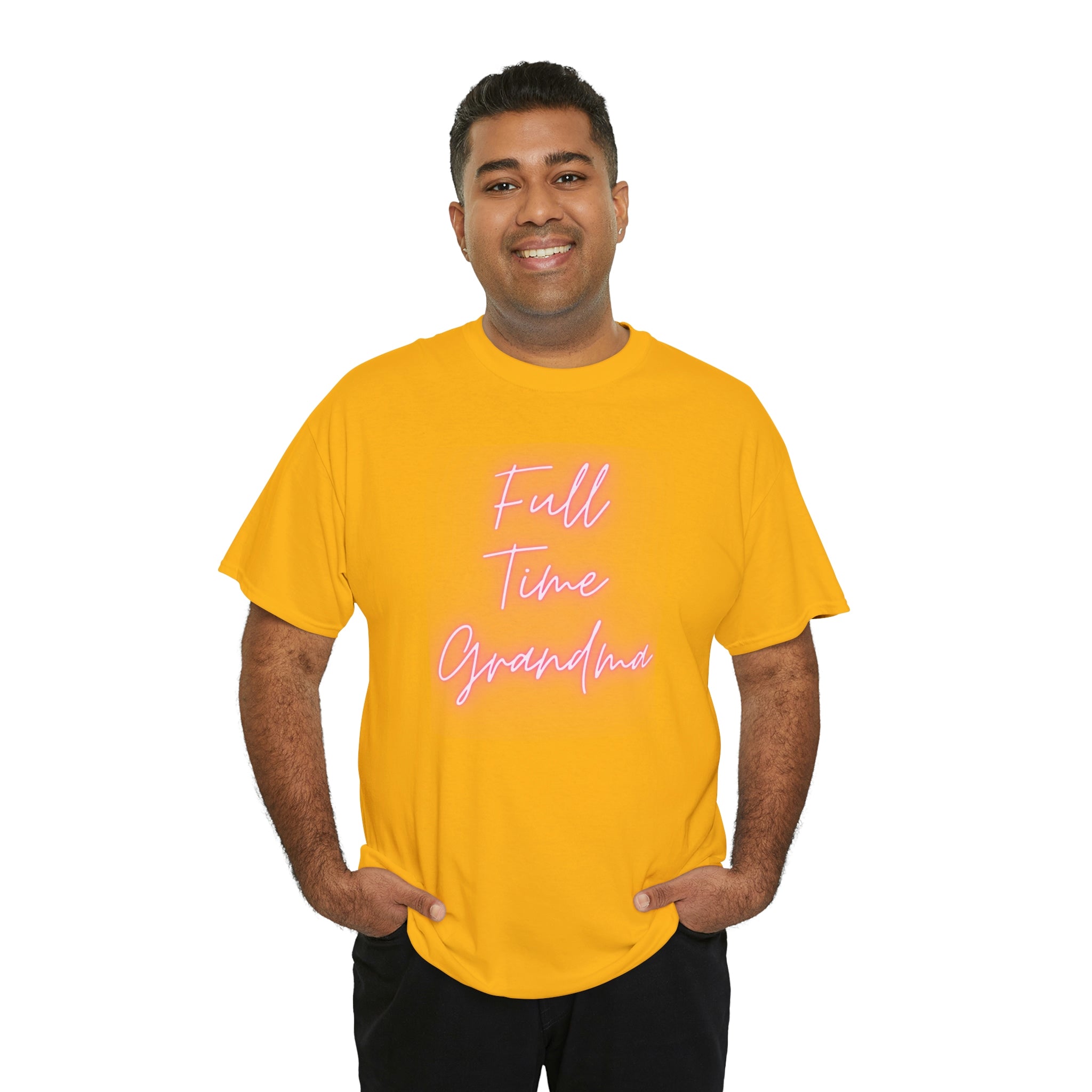 Full Time Grandma Unisex Heavy Cotton Tee