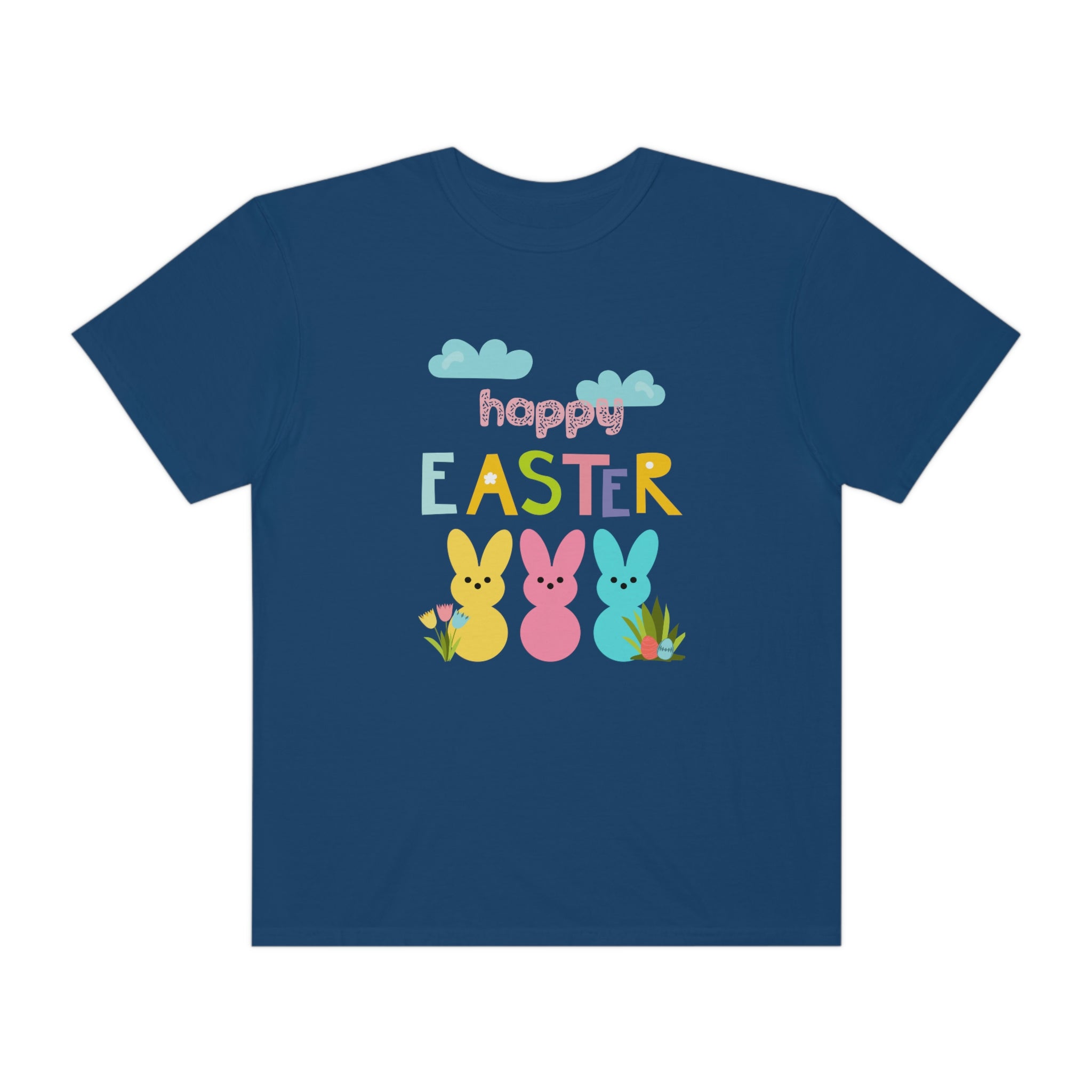 Happy Easter Bunny Unisex Garment-Dyed T-shirt