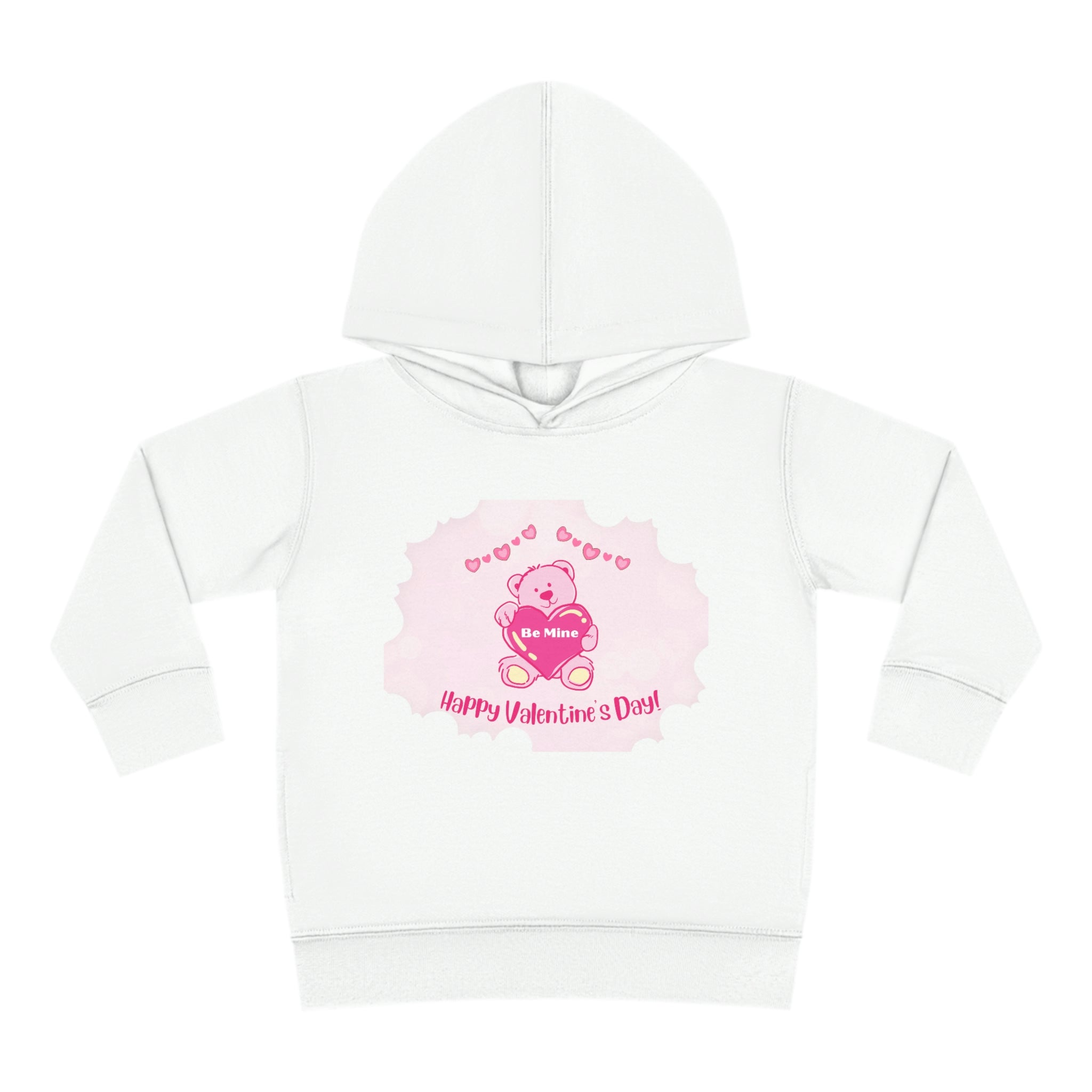 Happy Valentine's Day Be Mine Toddler Pullover Fleece Hoodie