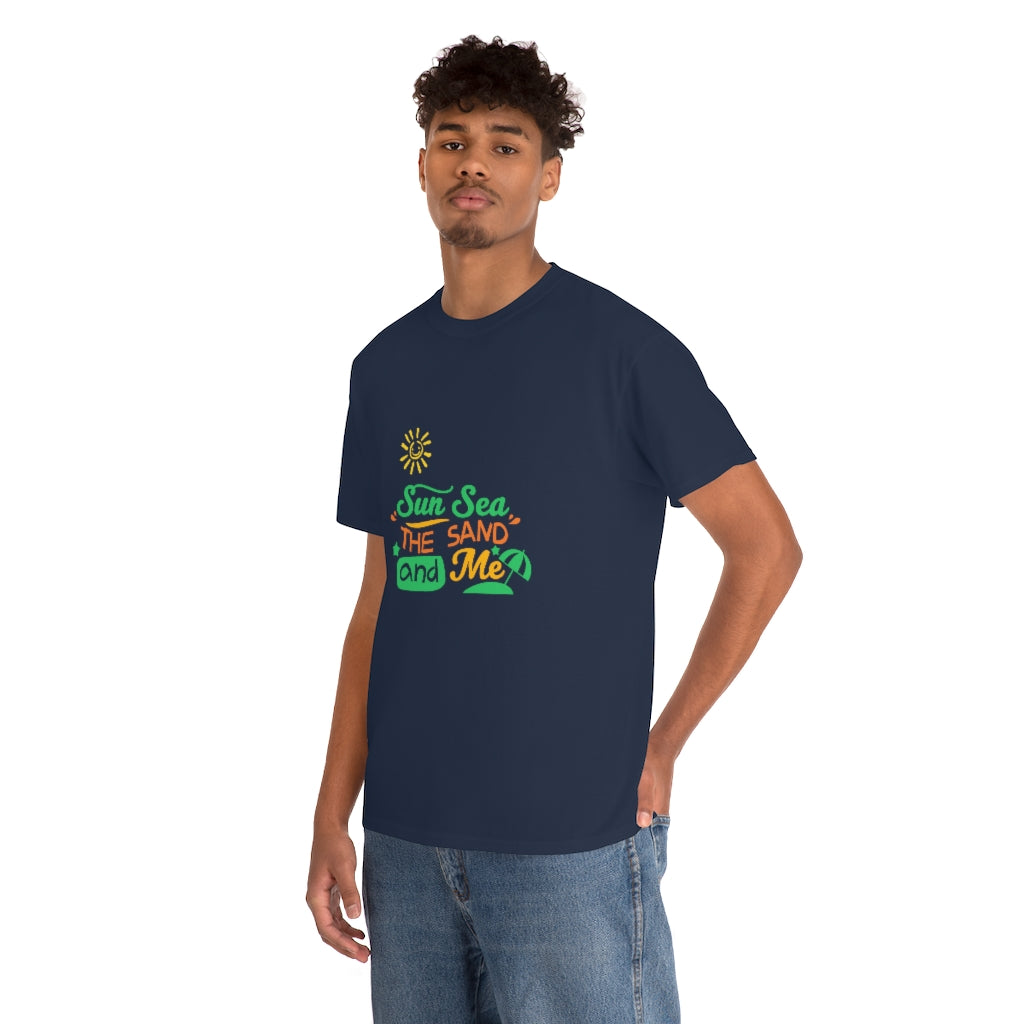 Sun Sea The Sand and Me Unisex Heavy Cotton Tee