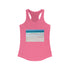 White Sands Blue Ocean Women's Ideal Racerback Tank