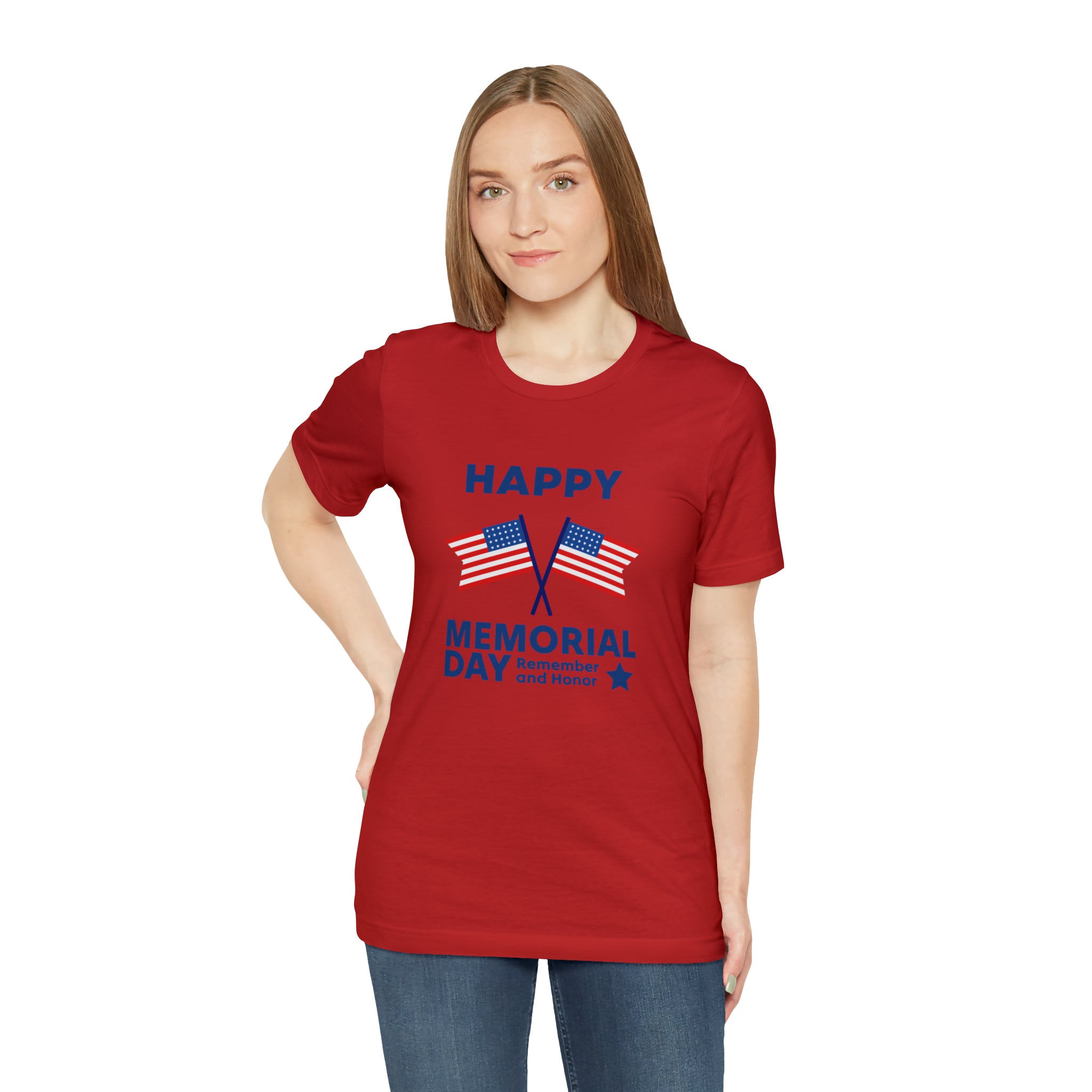 Happy Memorial Day Unisex Jersey Short Sleeve Tee