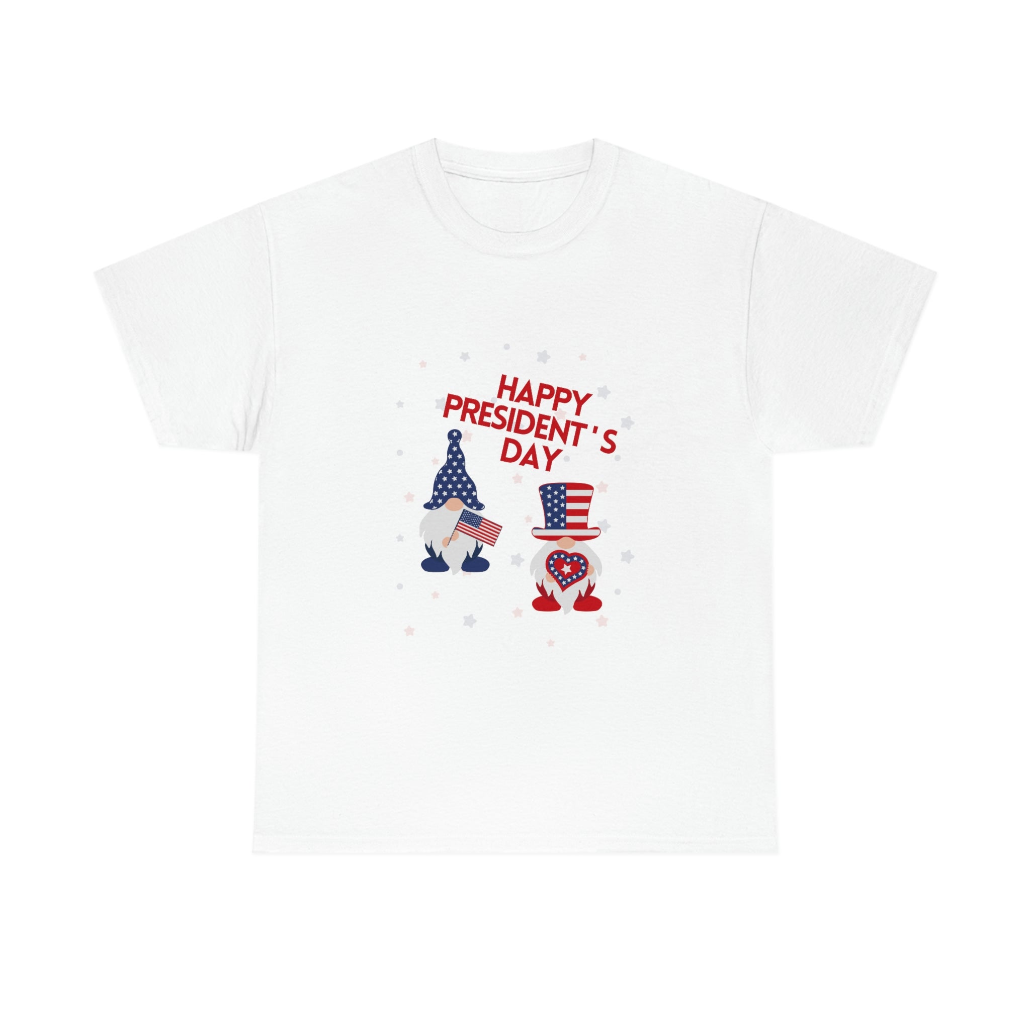 Happy President's Day Gnome Unisex Heavy Cotton Tee