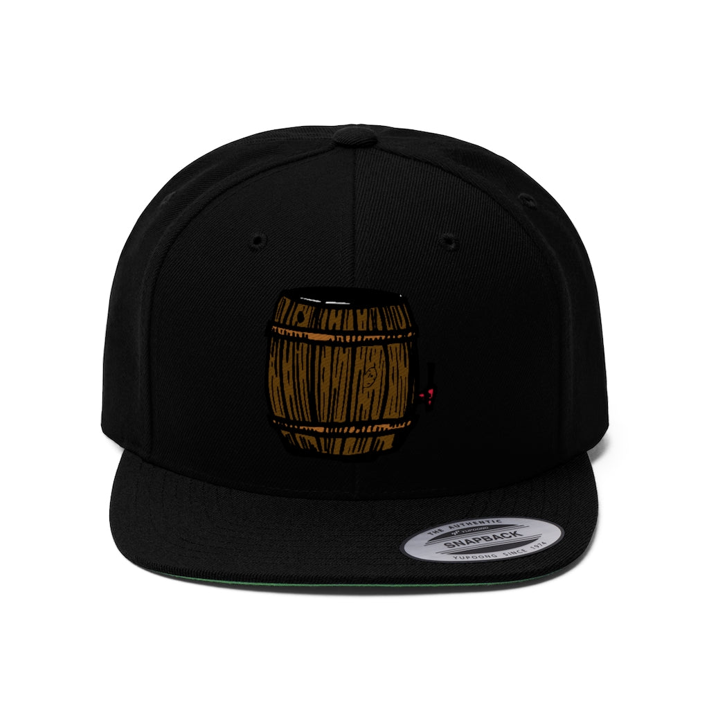 Beer Keg Unisex Flat Bill Hat