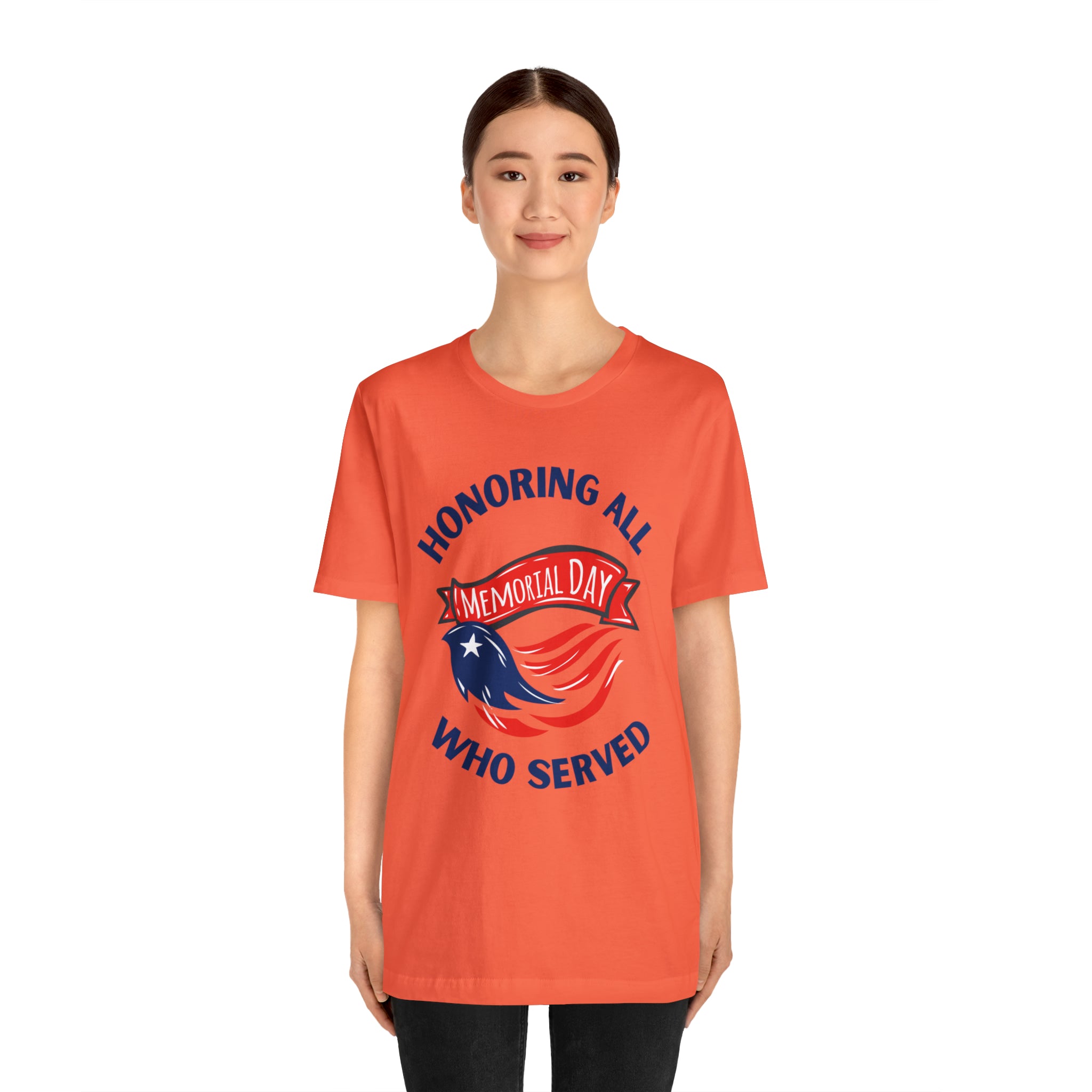 Memorial Day Honoring All Who Served Unisex Jersey Short Sleeve Tee