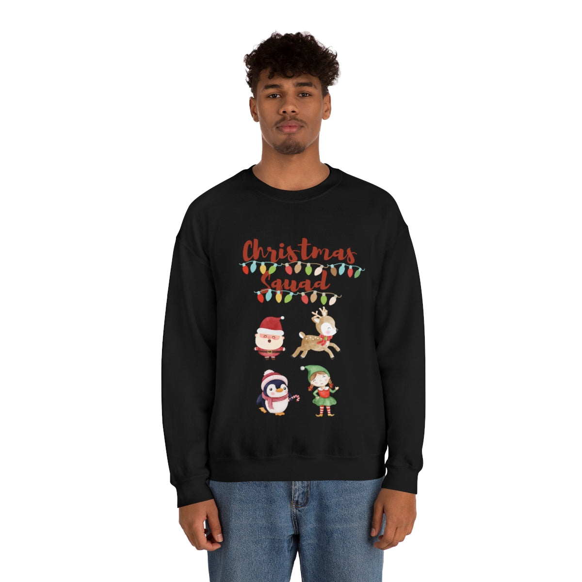 Christmas Squad Unisex Heavy Blend™ Crewneck Sweatshirt