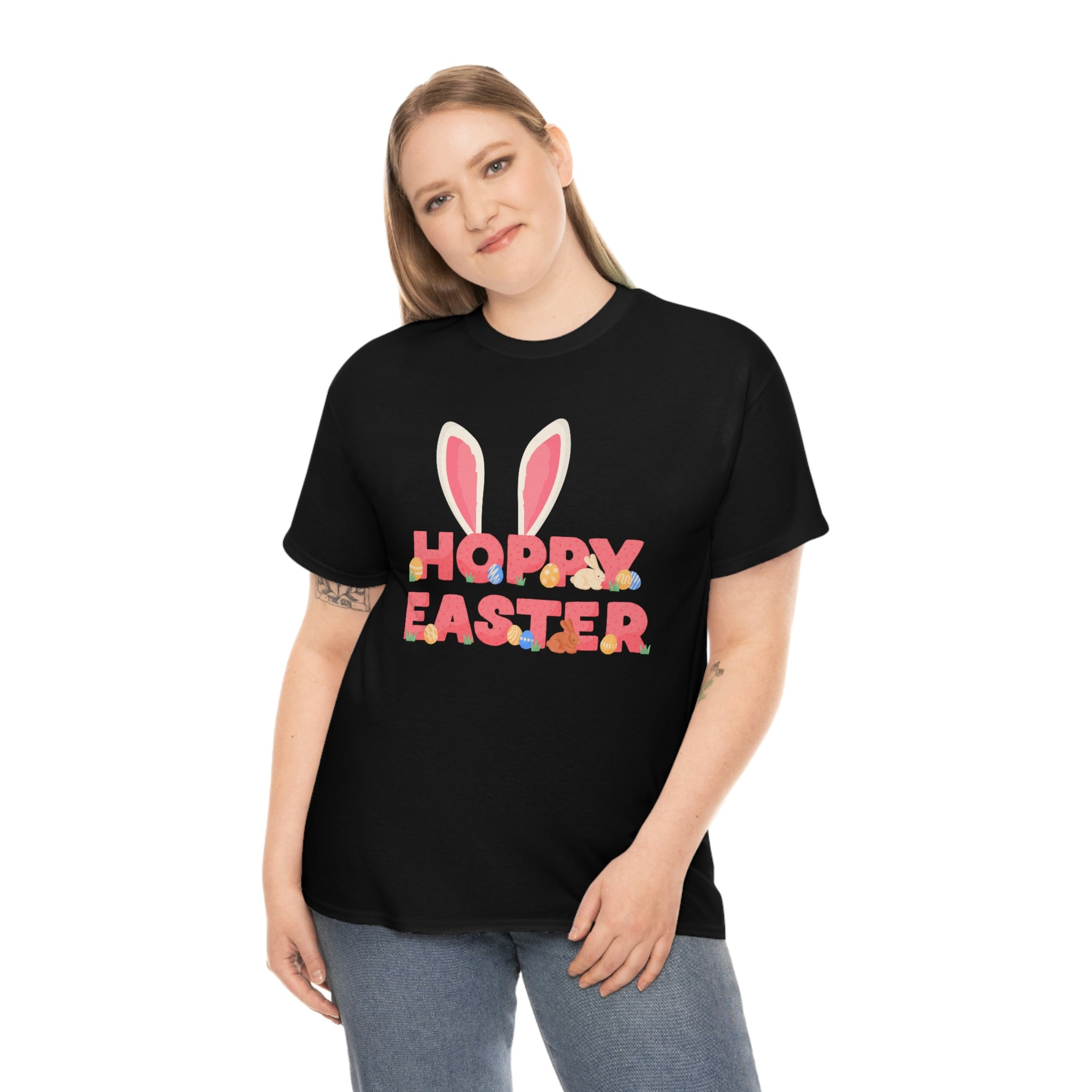 The Hoppy Easter Unisex Heavy Cotton Tee