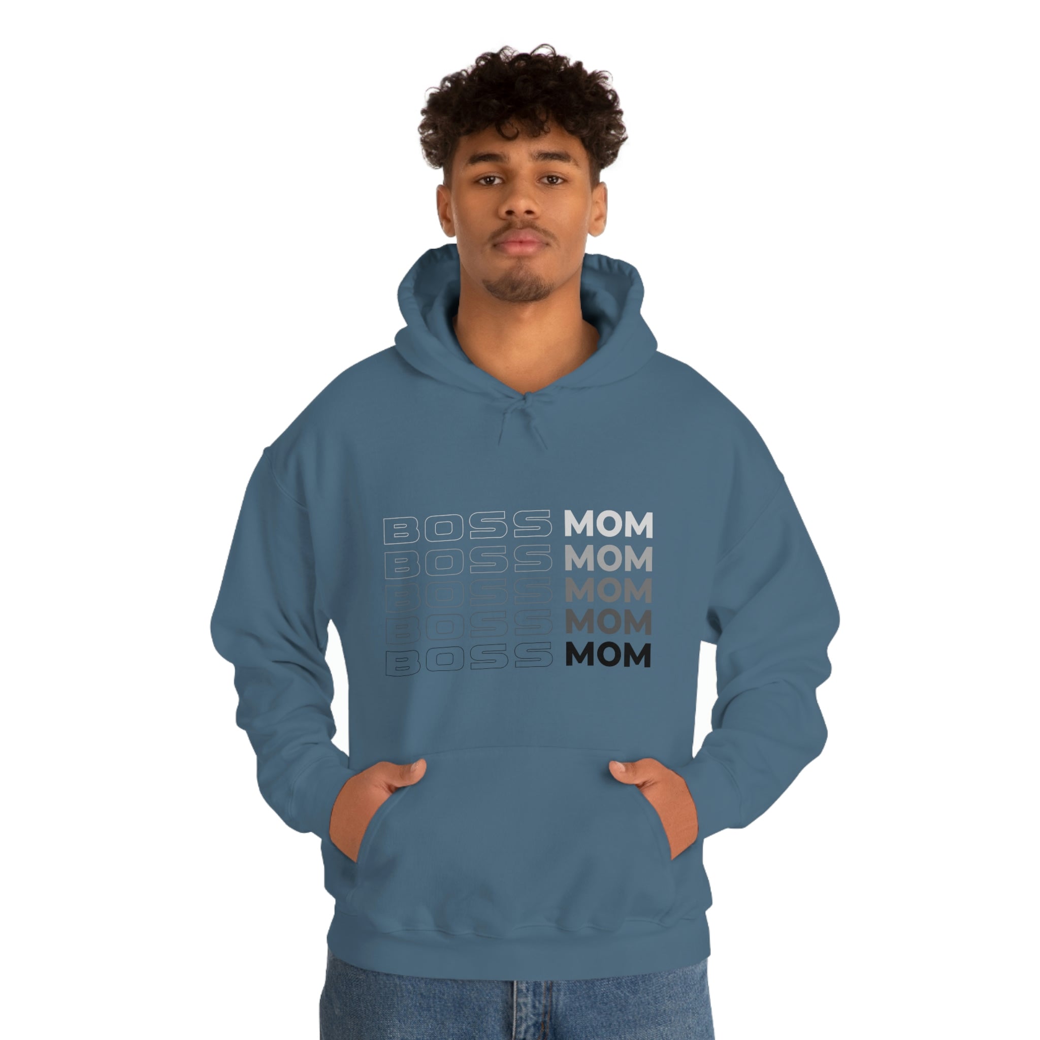 Boss Mom Unisex Heavy Blend™ Hooded Sweatshirt