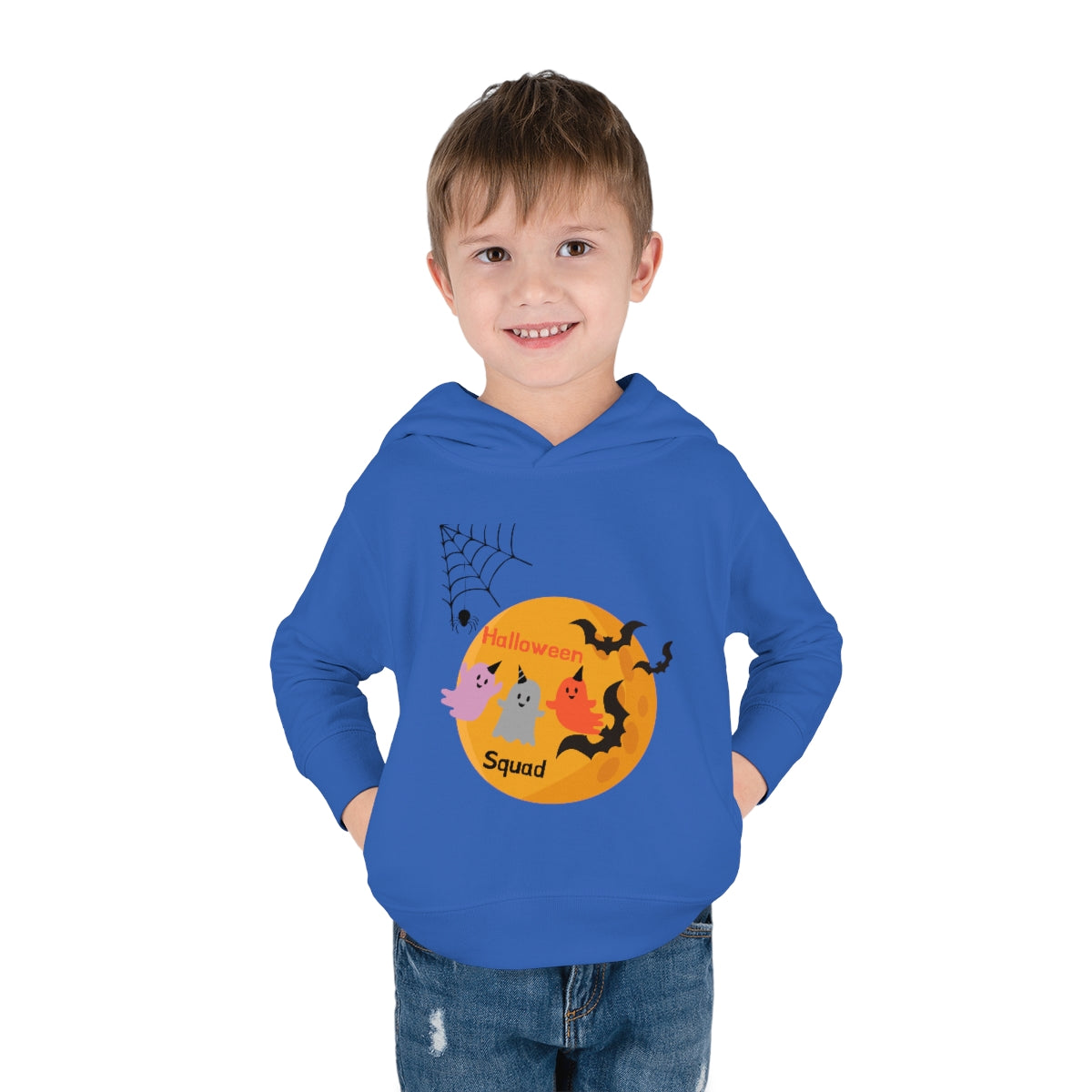 Halloween Squad Toddler Pullover Fleece Hoodie