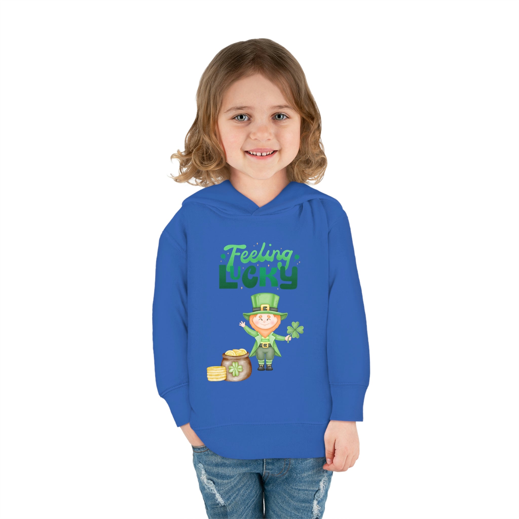 Feeling Lucky Toddler Pullover Fleece Hoodie