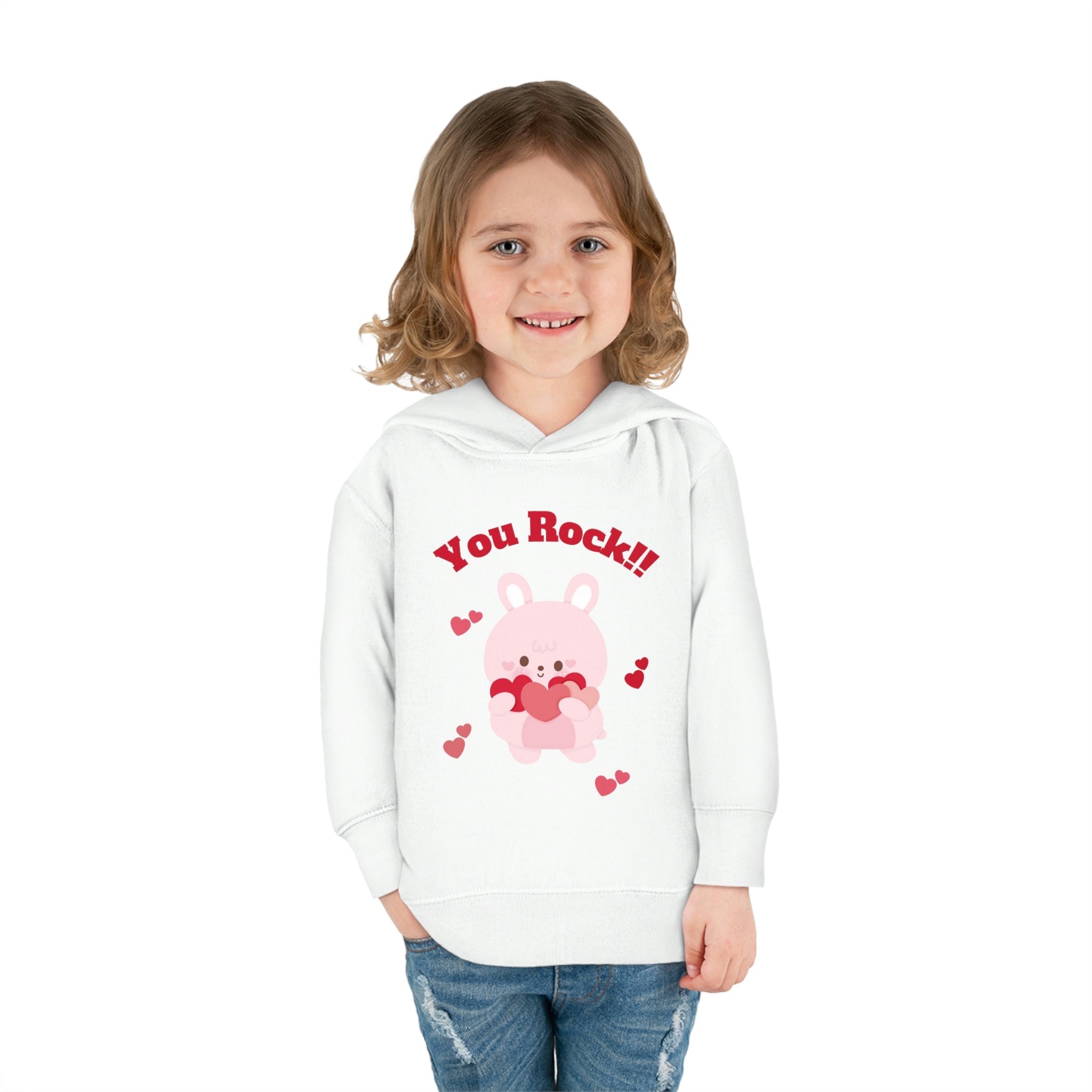 You Rock Toddler Pullover Fleece Hoodie