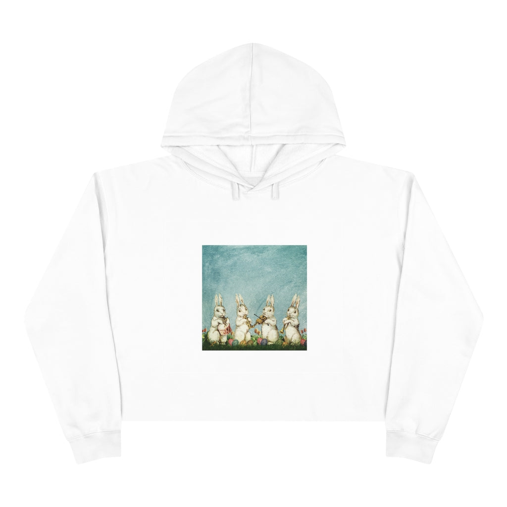 Bunnies Crop Hoodie