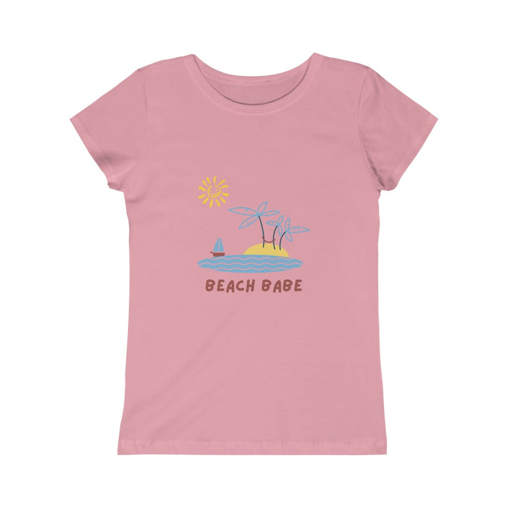 Beach Babe Girls Princess Tee