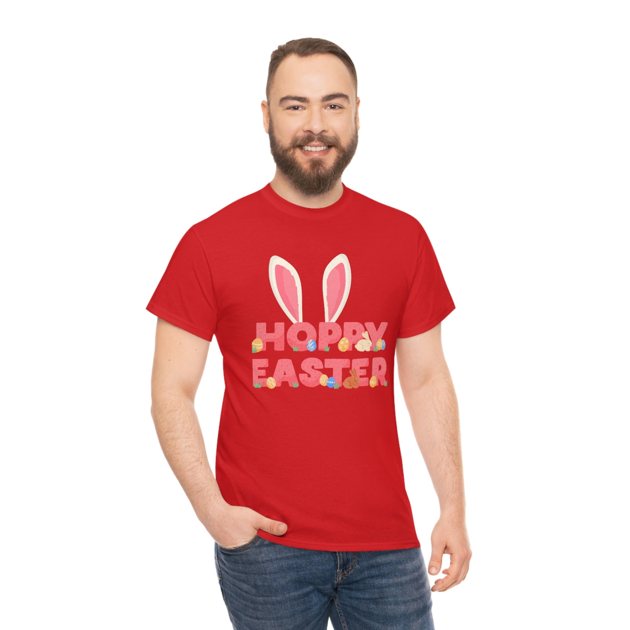 The Hoppy Easter Unisex Heavy Cotton Tee