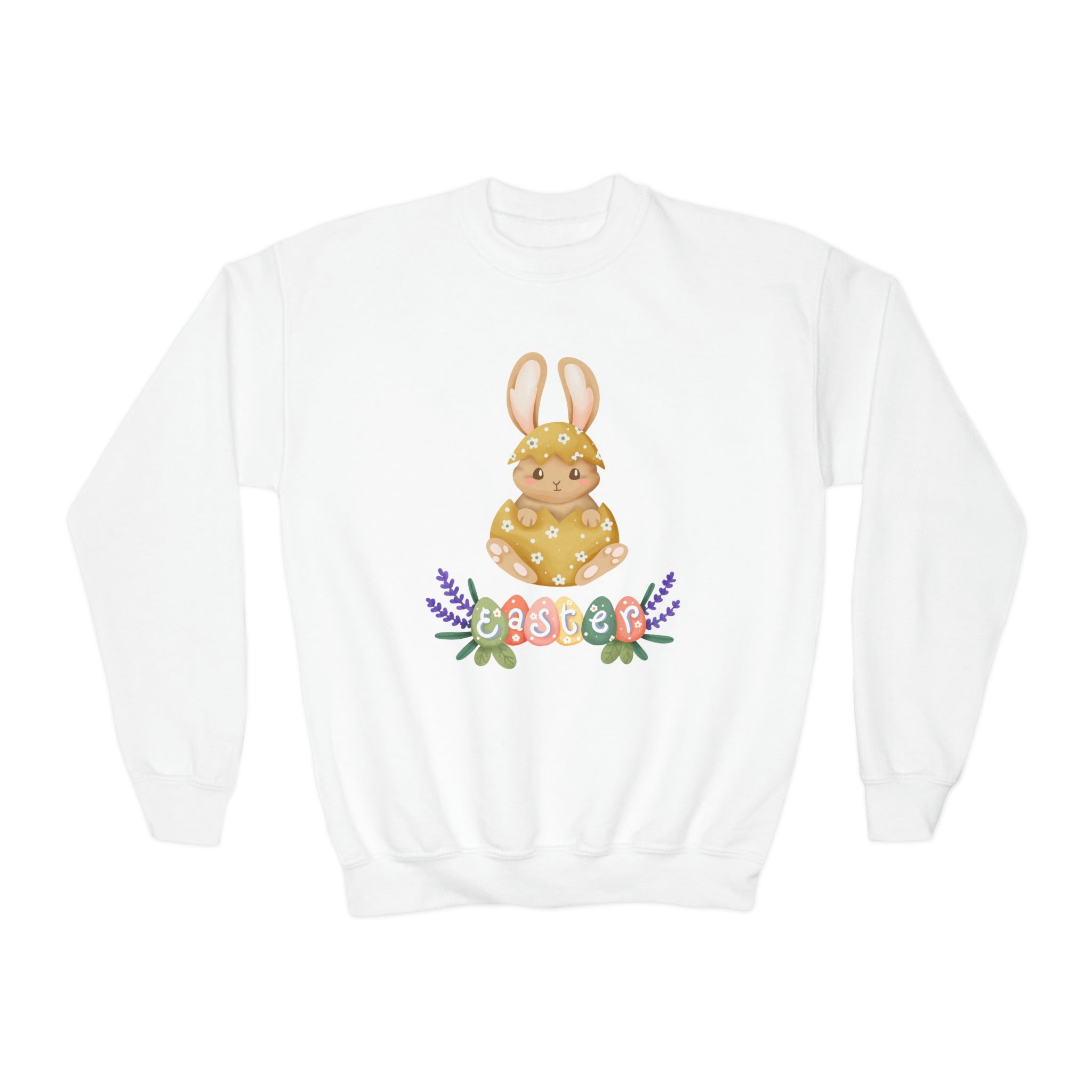 Easter Hunt Is On Youth Crewneck Sweatshirt