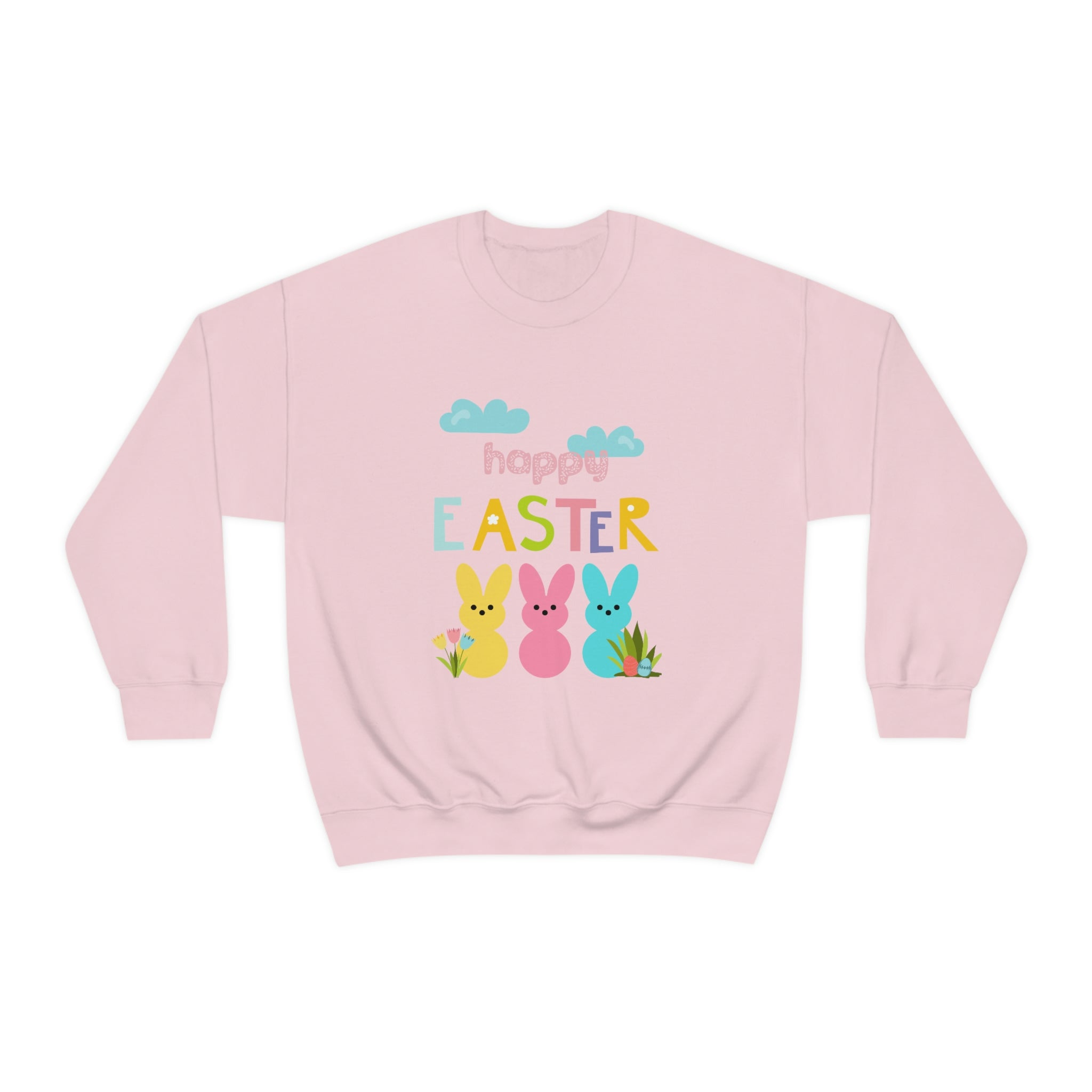 Happy Easter Bunny Unisex Heavy Blend™ Crewneck Sweatshirt