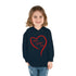 Happy Valentine's Day Toddler Pullover Fleece Hoodie