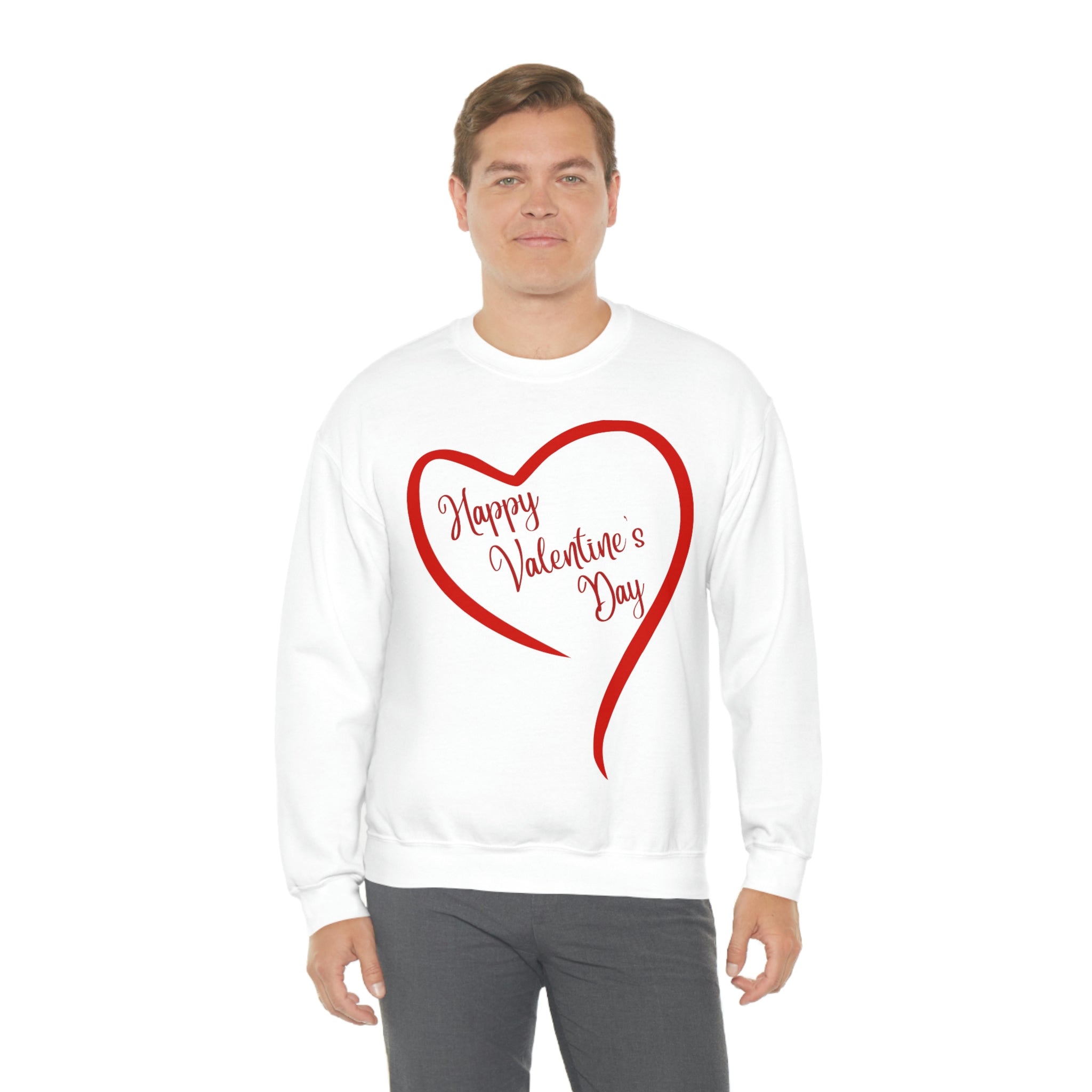 Happy Valentine's Day Unisex Heavy Blend™ Crewneck Sweatshirt