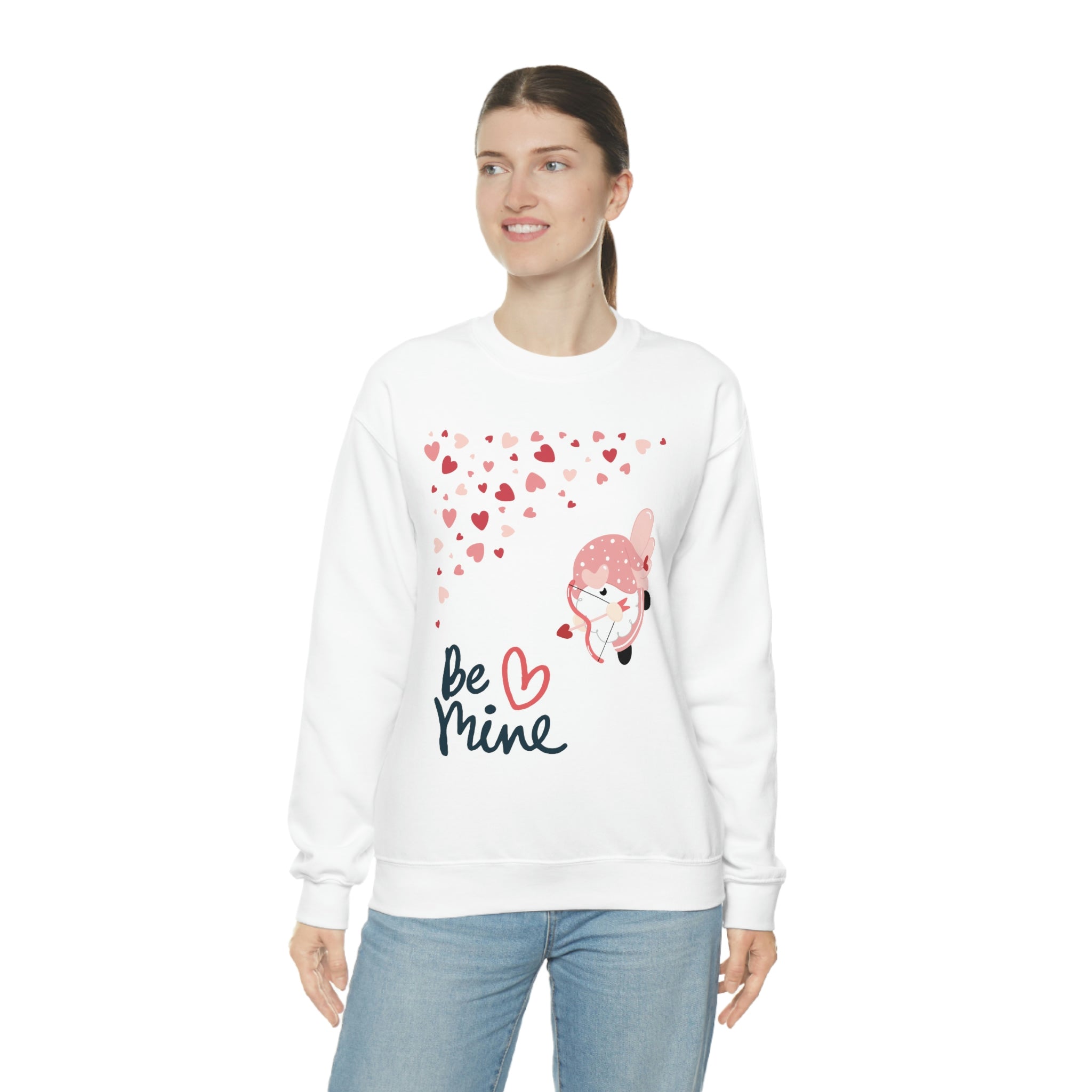 Be Mine Gnome!! Unisex Heavy Blend™ Crewneck Sweatshirt