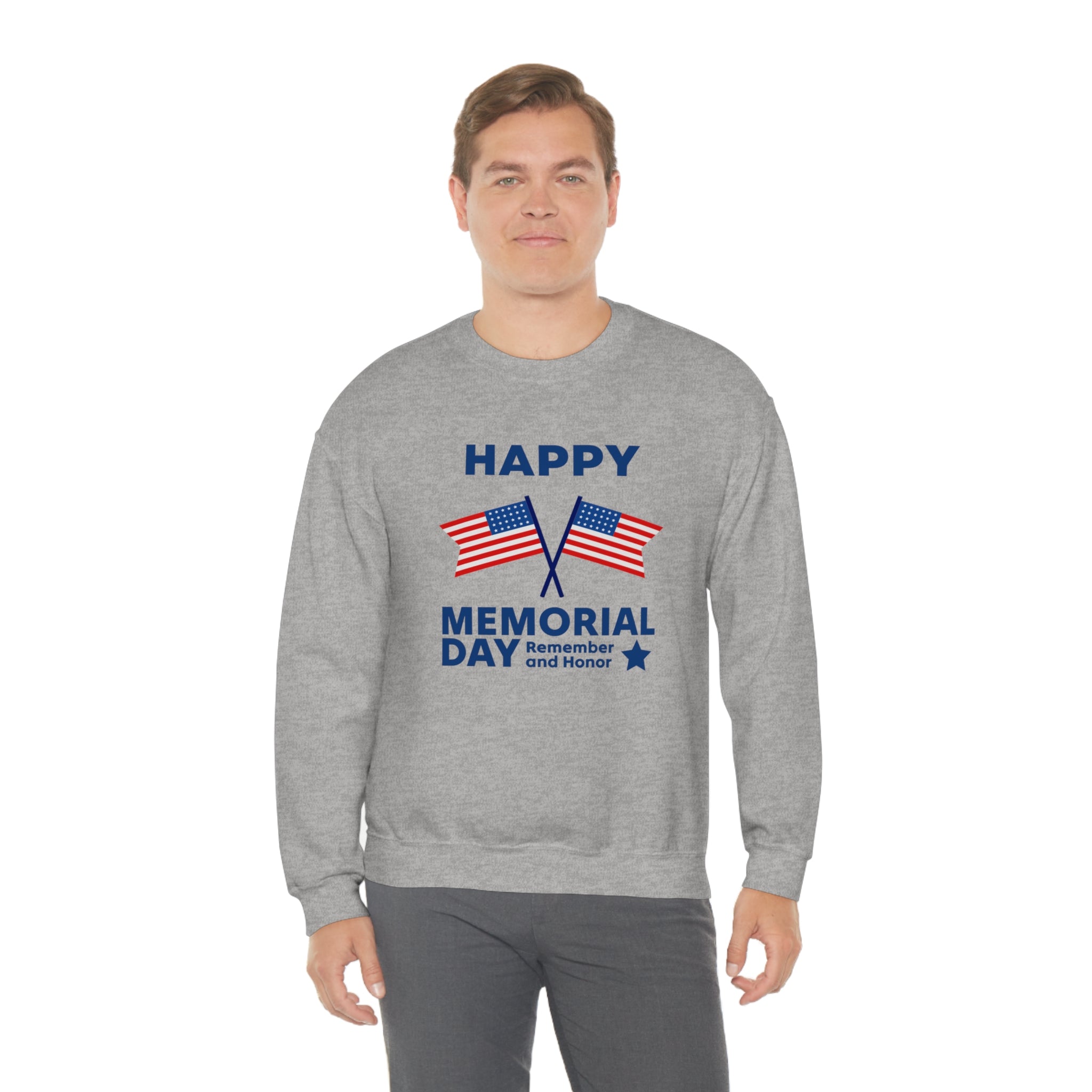 Happy Memorial Day Unisex Heavy Blend™ Crewneck Sweatshirt